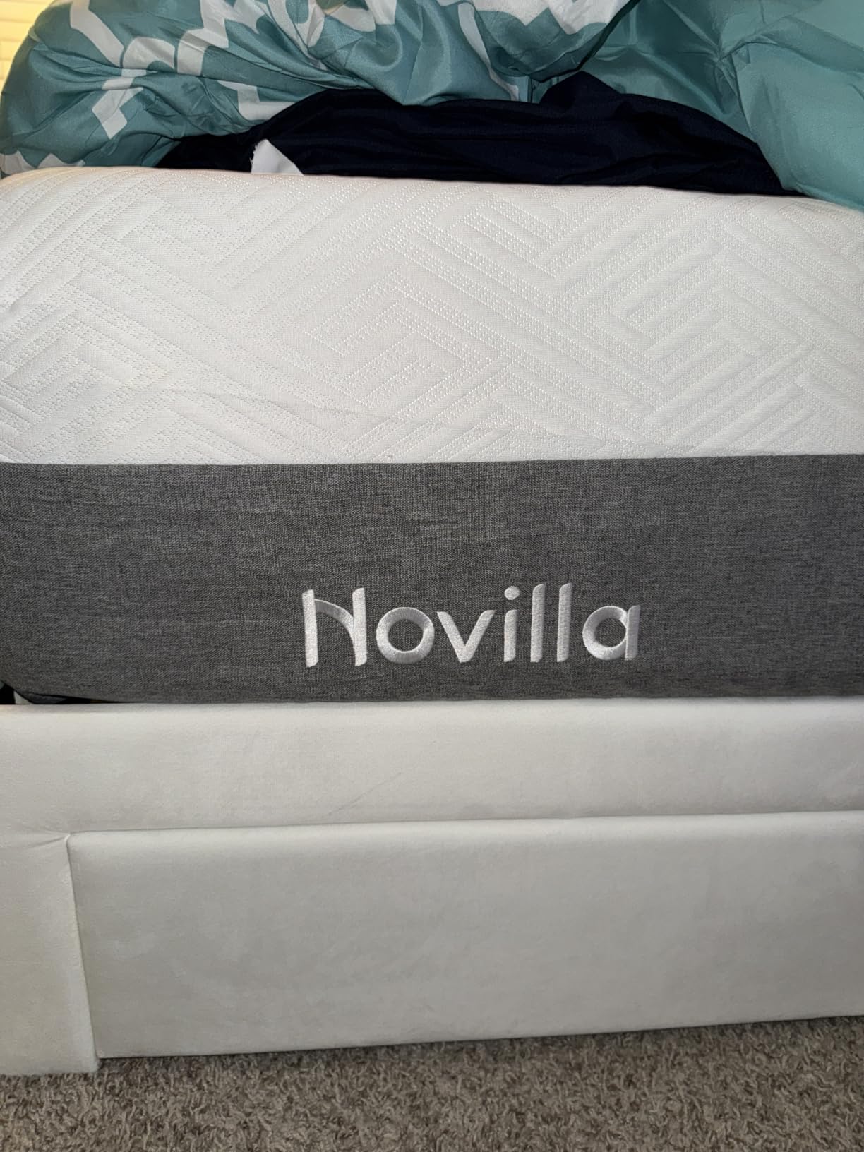 Novilla Bliss Mattress Full, 8 Inch Gel Full Size Memory Foam Mattress customer photo 2
