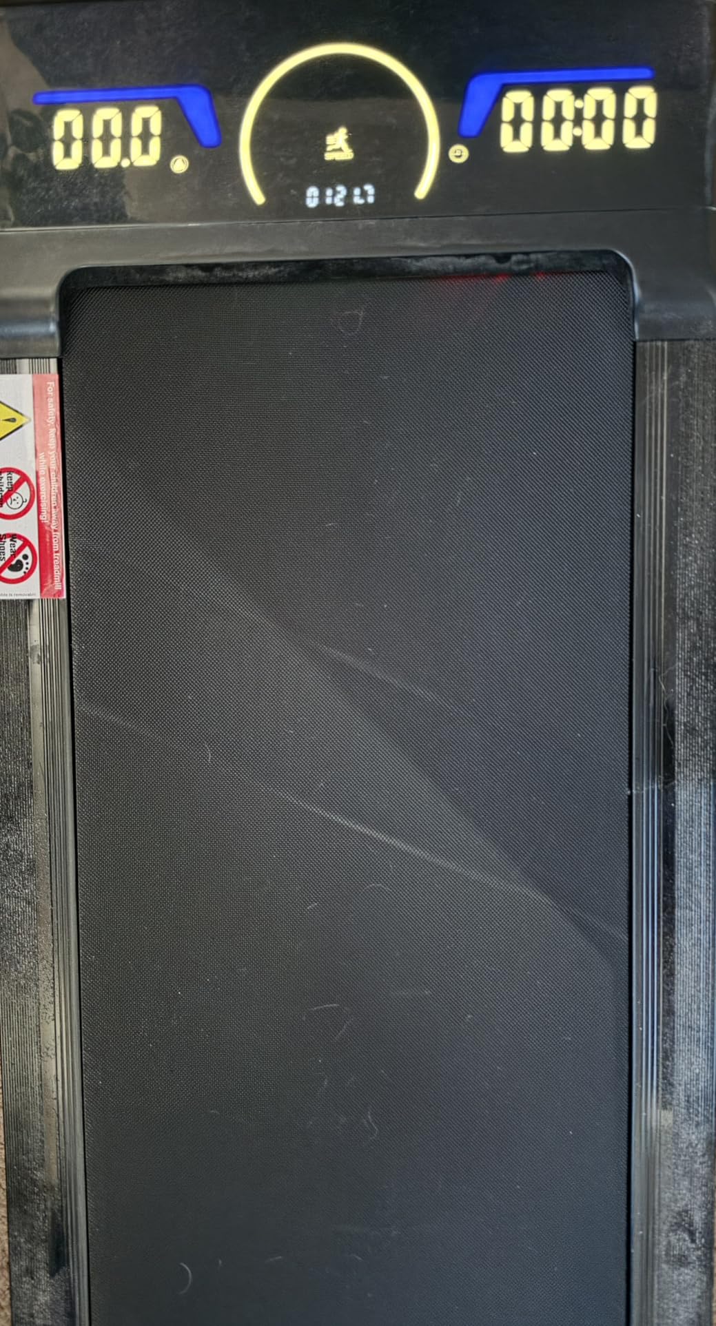 Walking Pad Treadmill 12% Auto Incline, Under Desk Treadmill customer photo 2