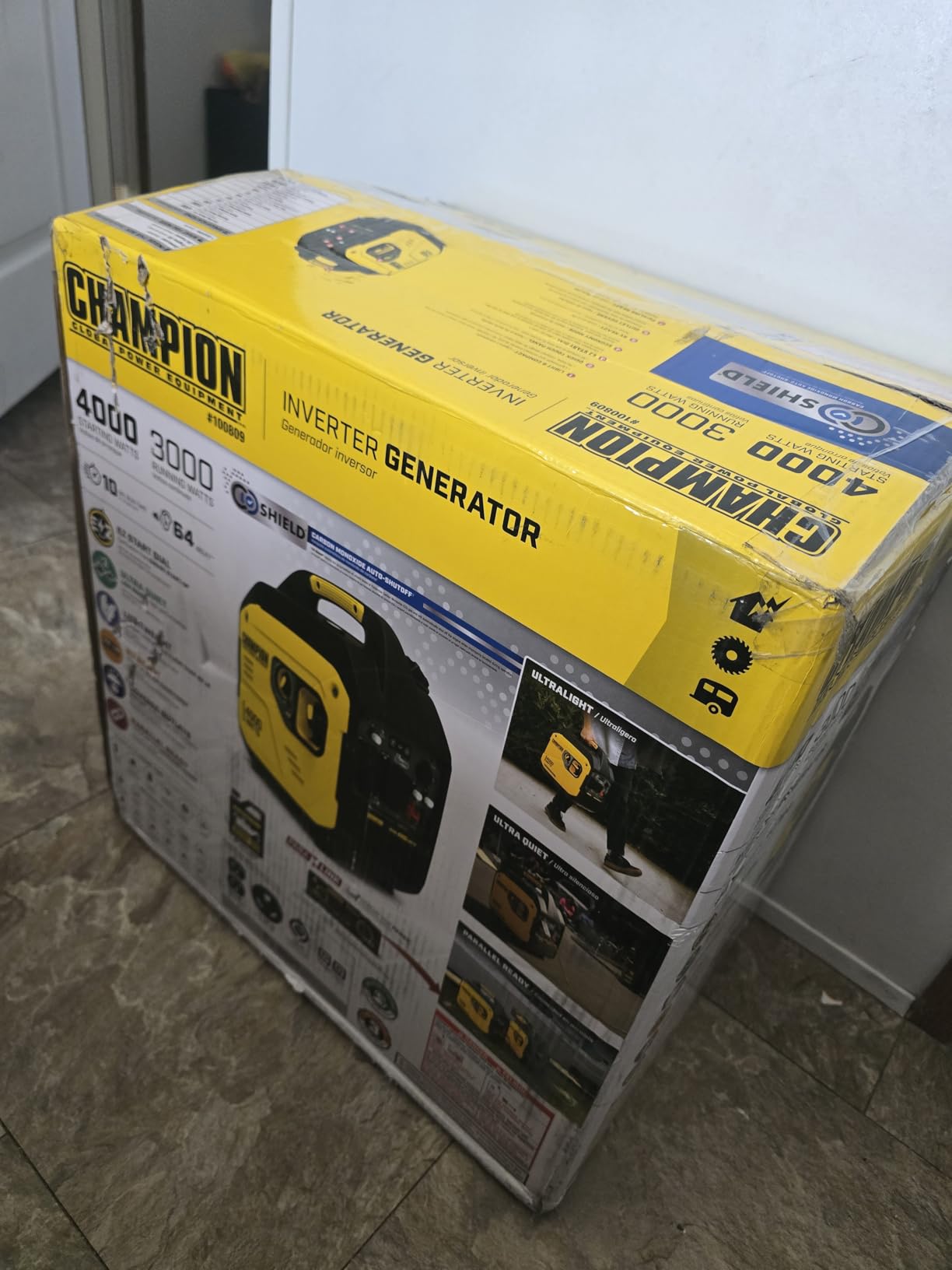 Champion Power Equipment 4000-Watt RV Ready Portable Inverter Generator with Quiet Technology and Free 3-Year Warranty customer photo 2