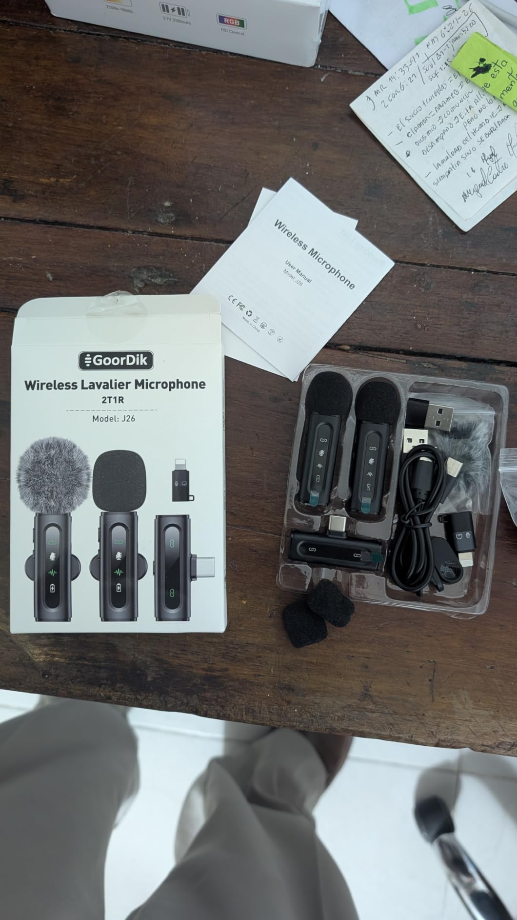 GoorDik Wireless Lavalier Microphone for iPhone, Android, USB C, PC, Camera Video Recording 4 in 1 Clip-on Mics with Rotatable Clip&Denoise Recording, for Vlog Tiktok YouTube Podcast Content Creator customer photo 2