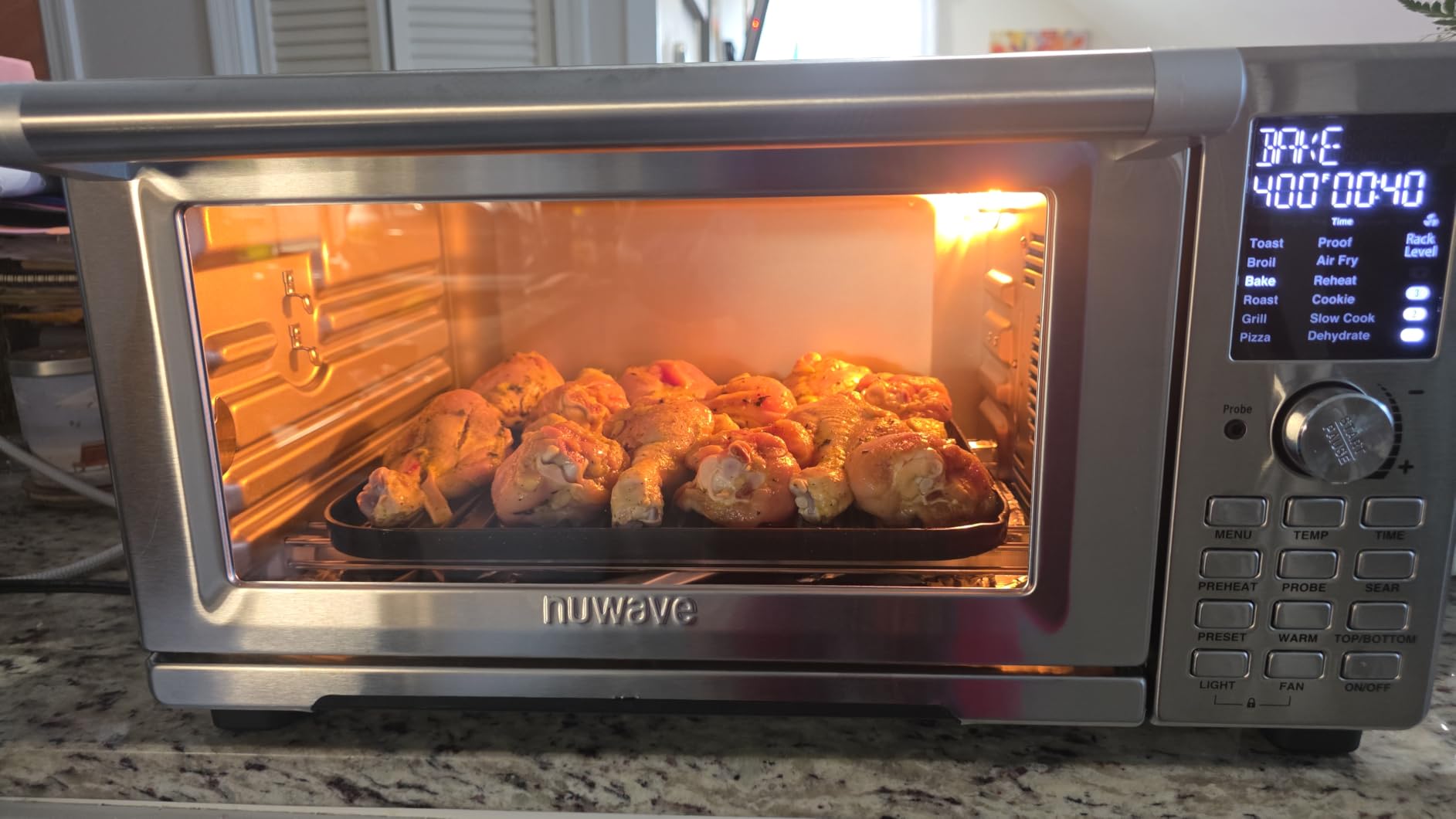 Nuwave Bravo XL Pro Air Fryer Toaster Oven w/Grill Combo, 2026 New System customer photo 1