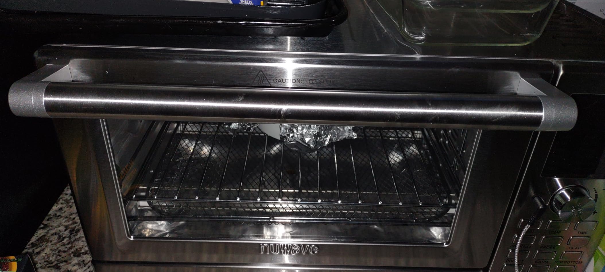 Nuwave Bravo XL Pro Air Fryer Toaster Oven w/Grill Combo, 2026 New System customer photo 2