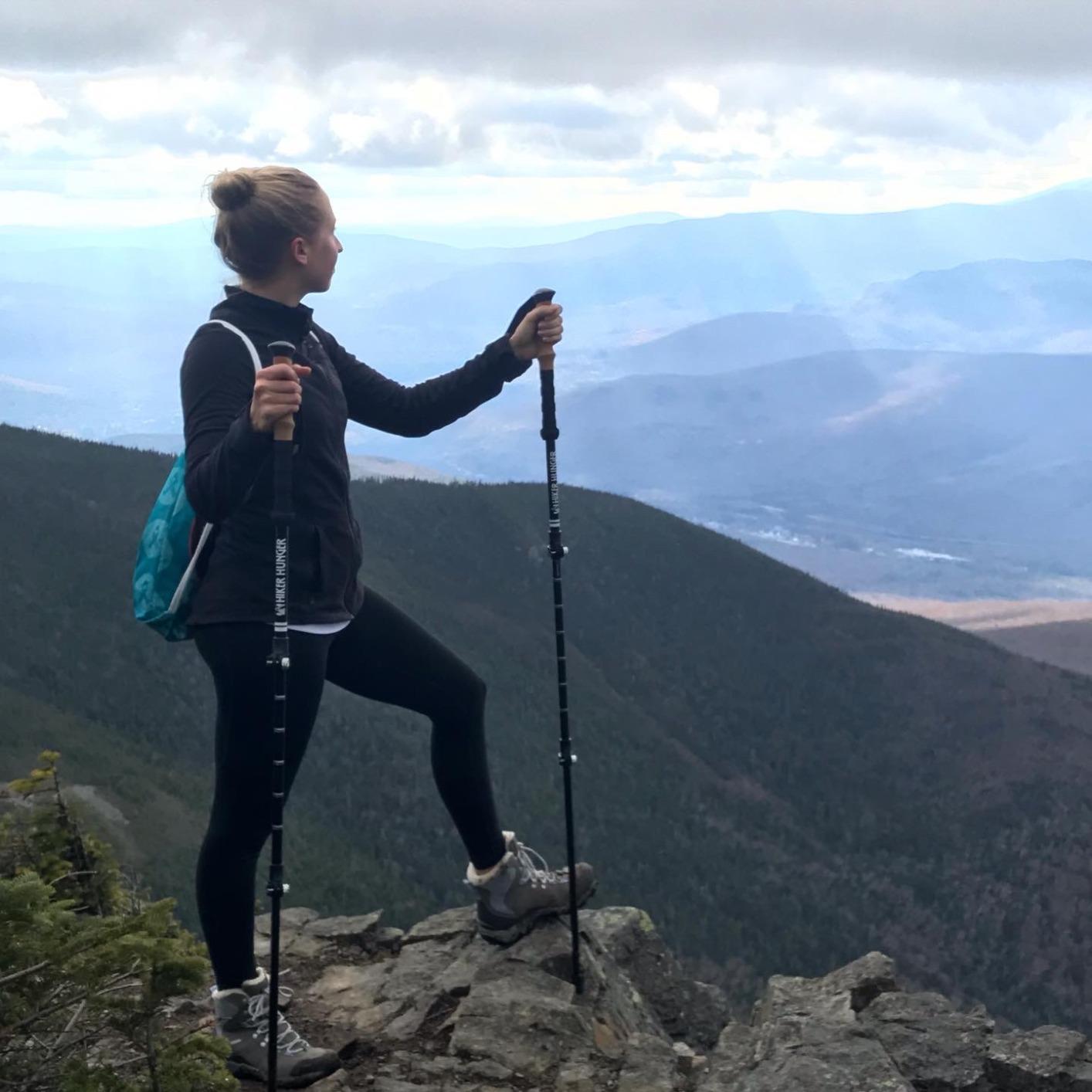 Premium Foldable Hiking Poles by USA Brand - Adjustable, Lightweight Trekking Poles Made of Aircraft Aluminum, Metal Locks Cork EVA Grips customer photo 1