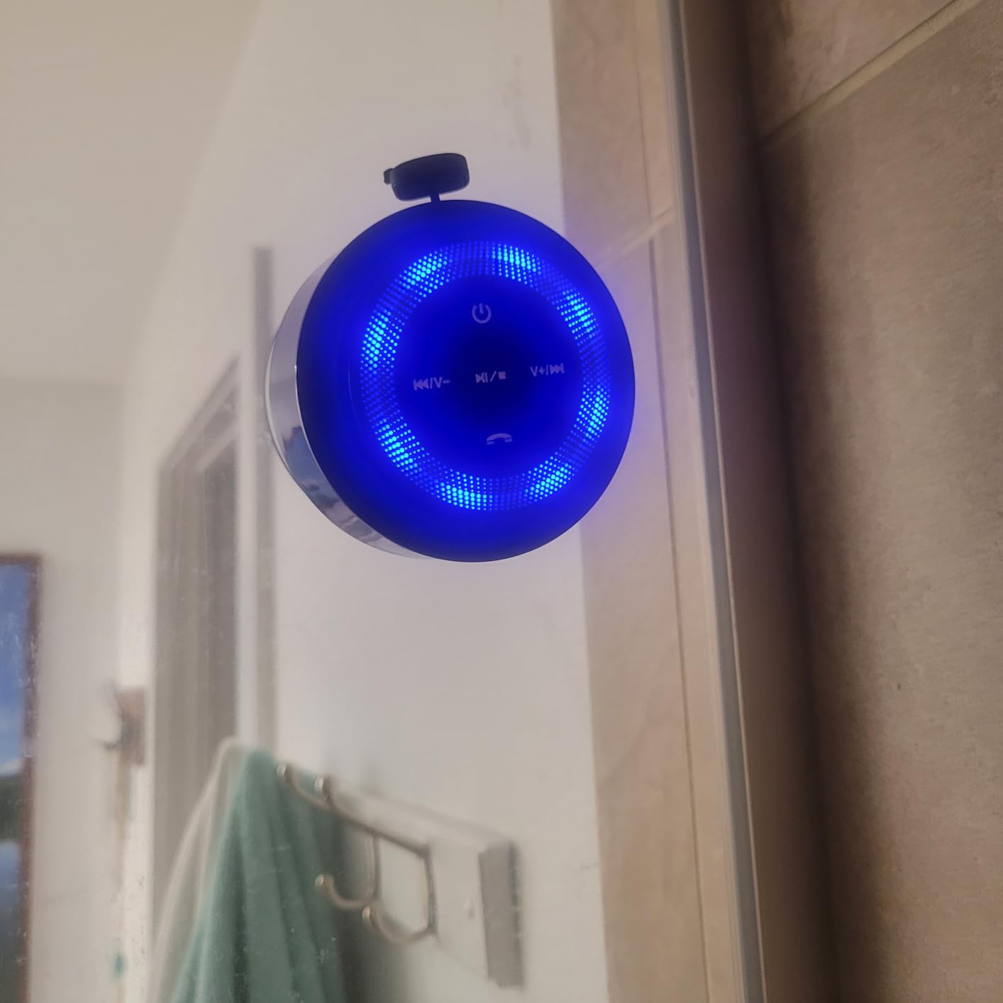 XLEADER Pro Shower Speaker (Upgraded) Certified IPX7 Waterproof Bluetooth customer photo 2