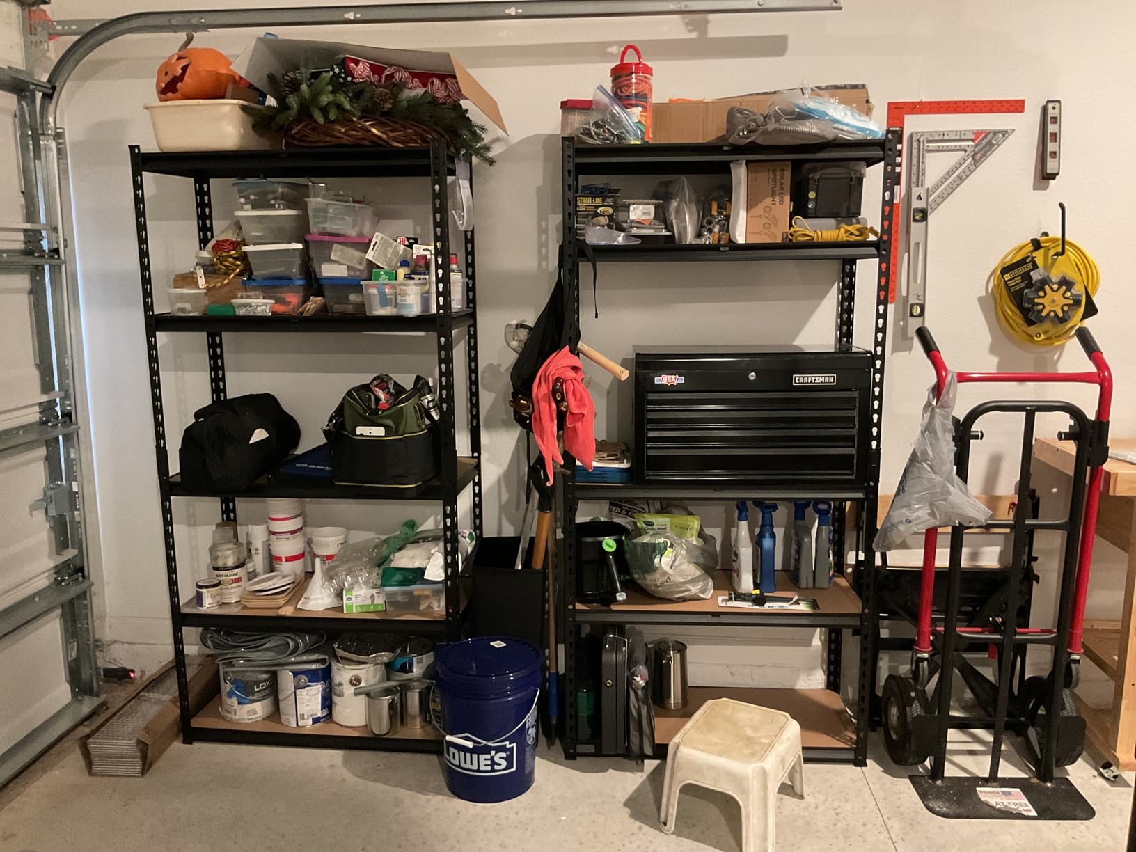 REIBII 2 Pack Garage Shelving, 2400LBS Each,Heavy Duty Storage Shelves customer photo 1