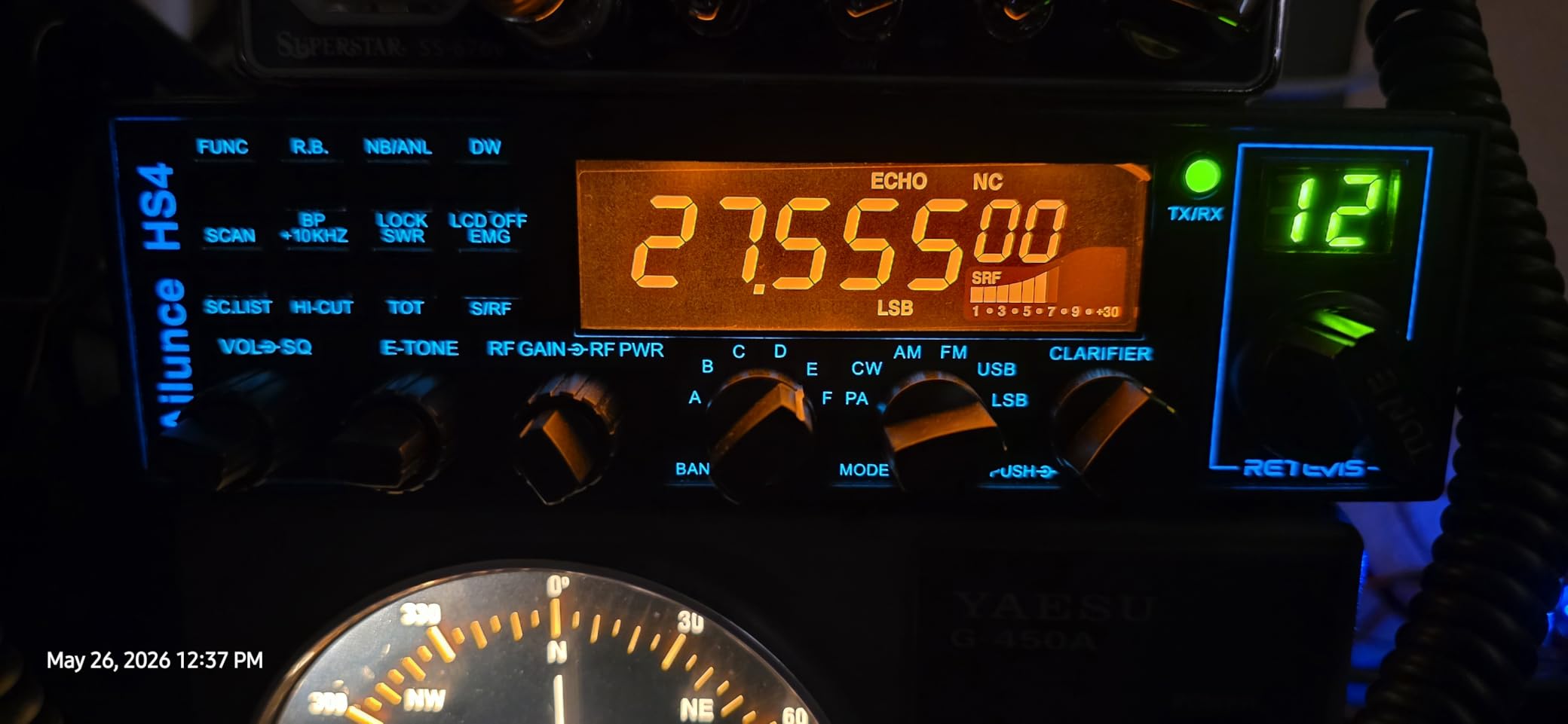 Retevis Ailunce HS4 10 Meter Radio, SSB CW AM FM PA Ham Radio Base Station | High Power Mobile Transceiver, Noise Reduction, SWR Protection, ASQ, Long Range Amateur Mobile Radio for Contest,Truck,Shack customer photo 1