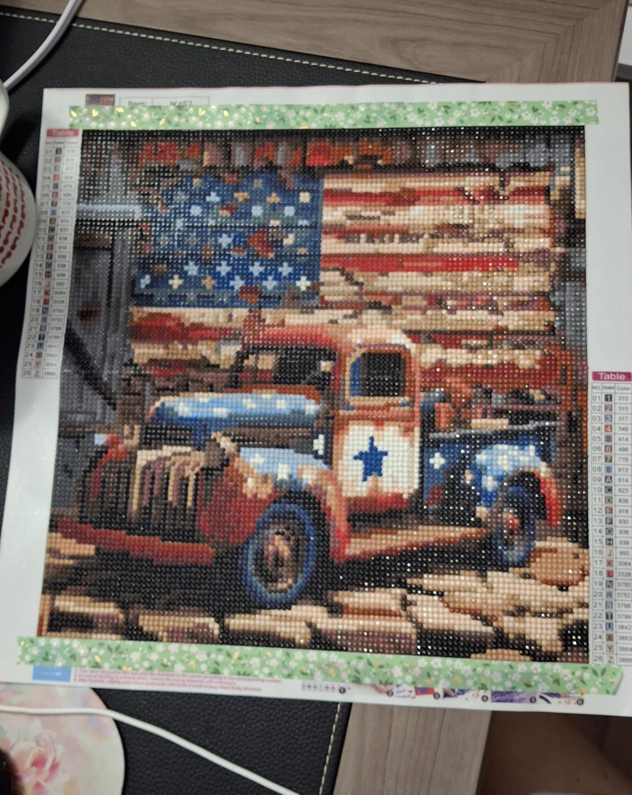 CHWGLFGG 5D Truck Diamond Art Kits for Adults Beginners 13.7x13.7inch customer photo 1