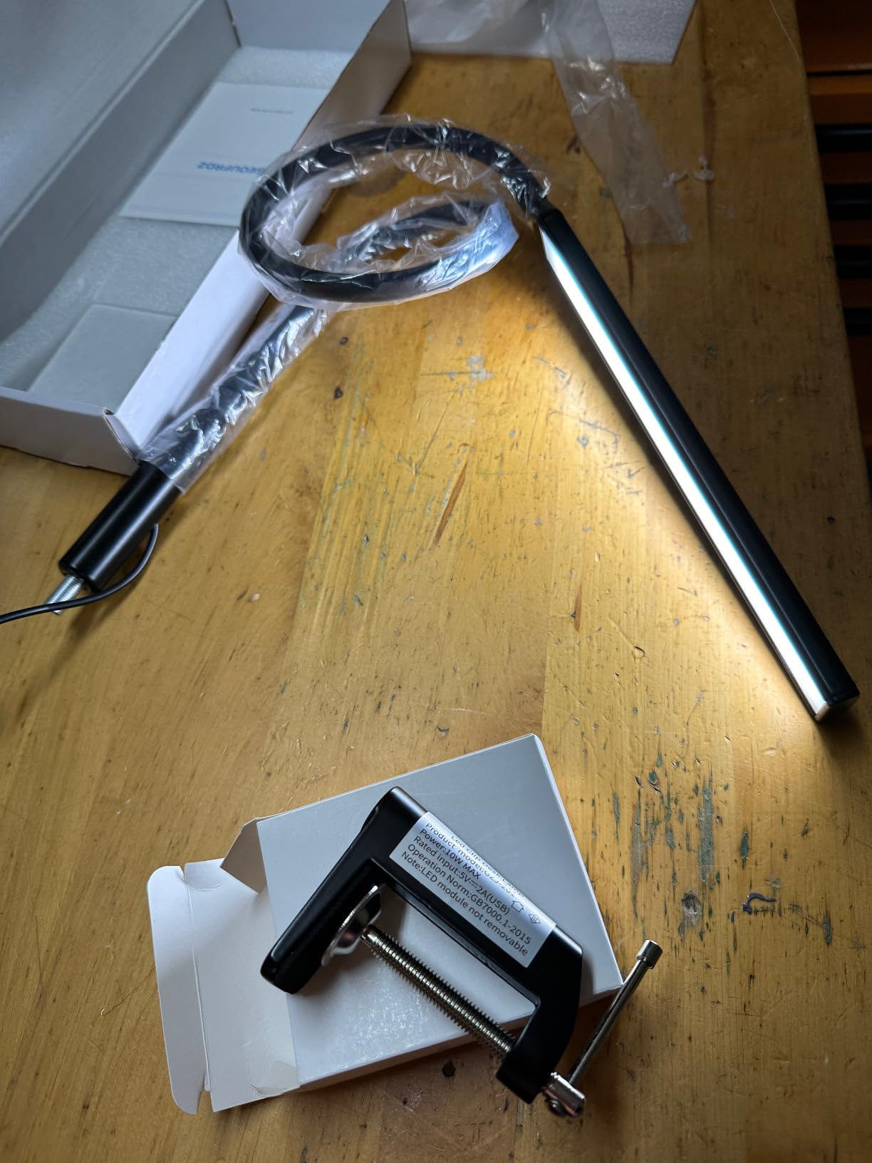 18W LED Puzzle Light with Clamp, Jigsaw Puzzle Lamp for Adults | High CRI Color Accurate Desk Lamp, 16.5