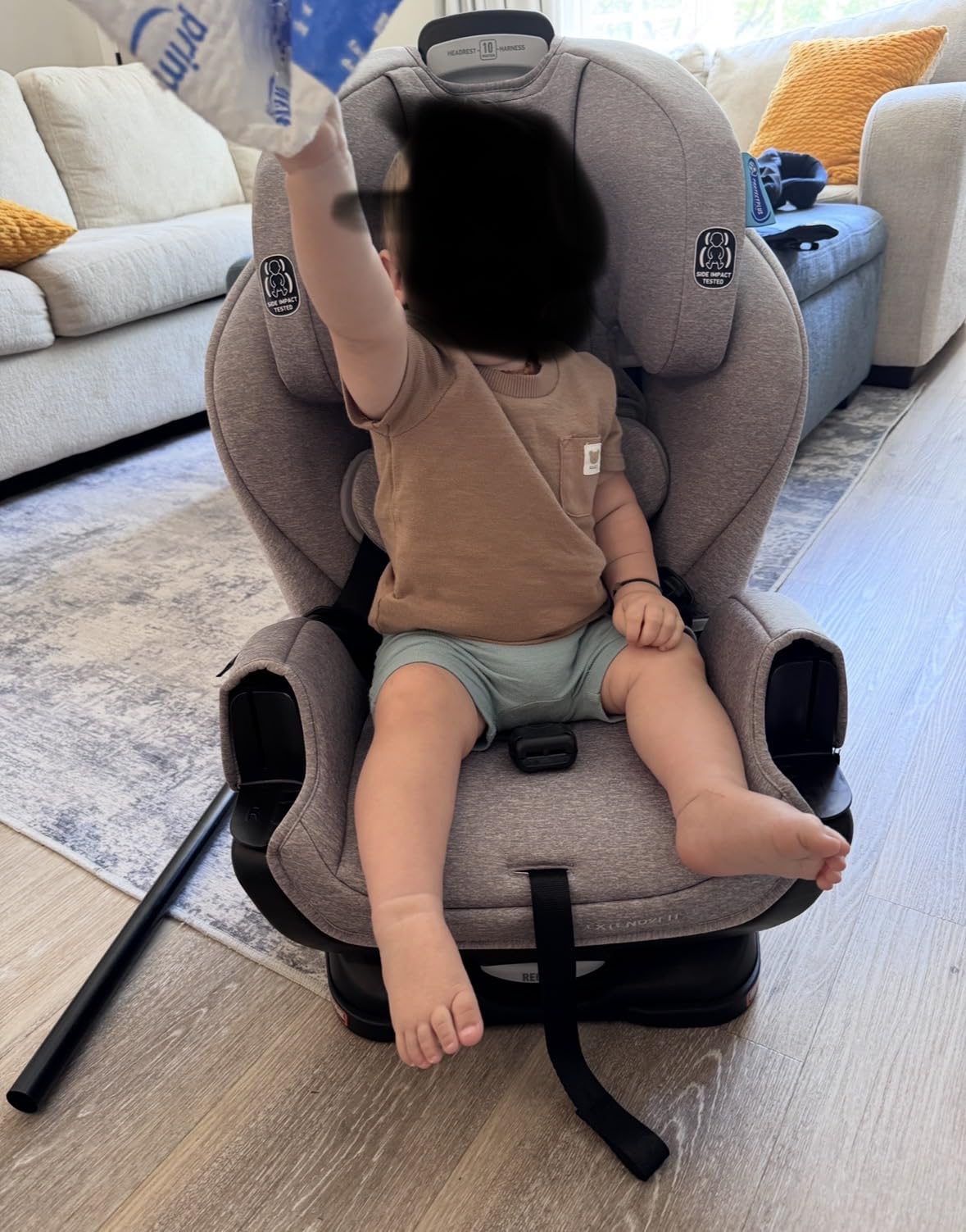 Graco Extend2Fit Convertible Car Seat, Rear and Forward Facing Car Seat with Adjustable Extension Panel for Extra Legroom, Great Gift for Baby Shower or Baby Registry, Redmond customer photo 1