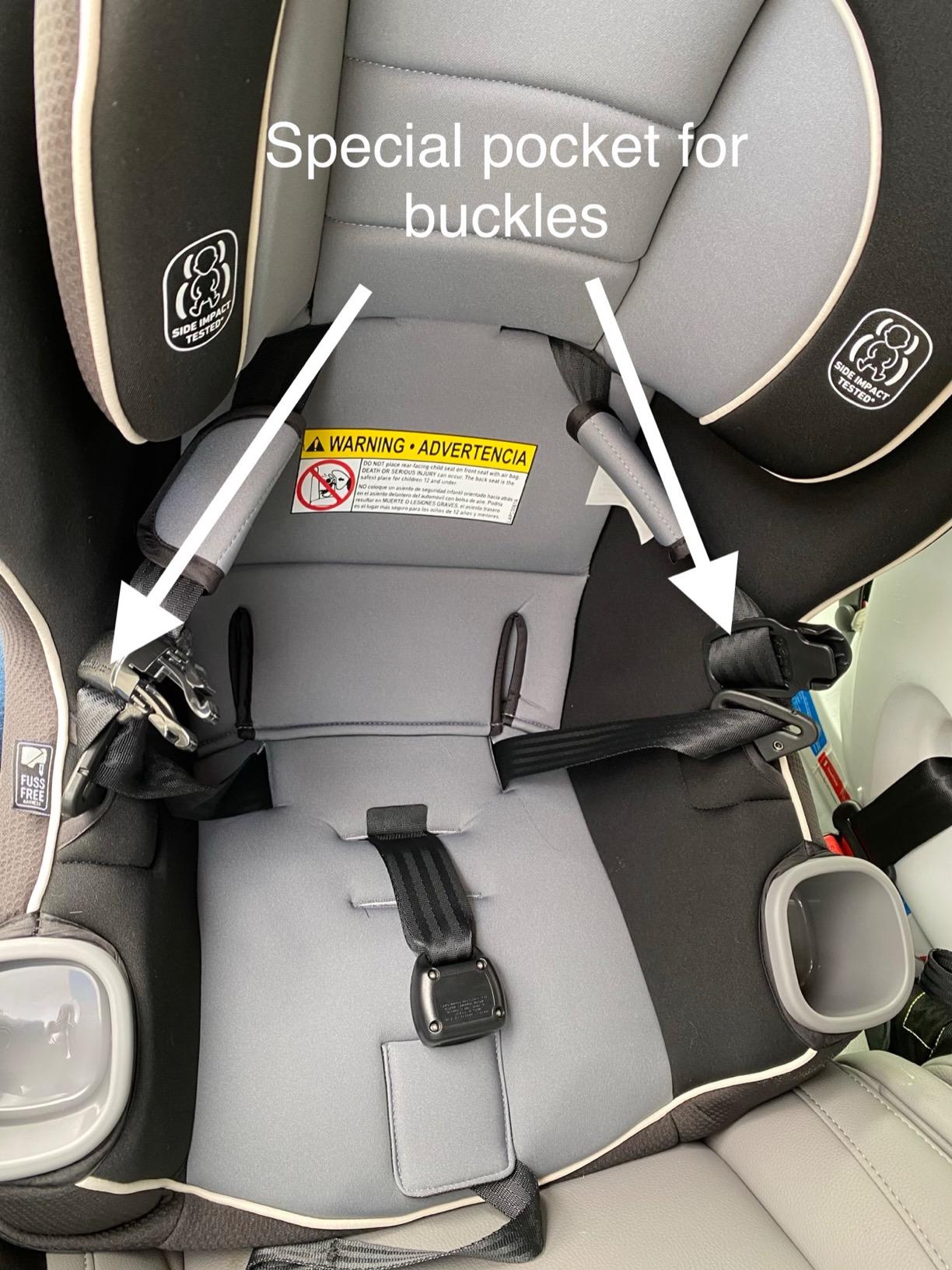 Graco Extend2Fit Convertible Car Seat, Rear and Forward Facing Car Seat with Adjustable Extension Panel for Extra Legroom, Great Gift for Baby Shower or Baby Registry, Redmond customer photo 2