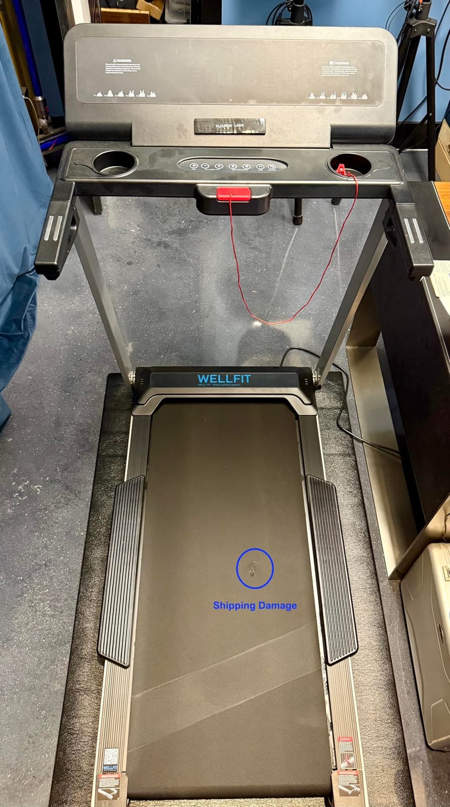 WELLFIT Treadmill for Home, 2 Level Incline Heavy Duty Treadmills customer photo 2