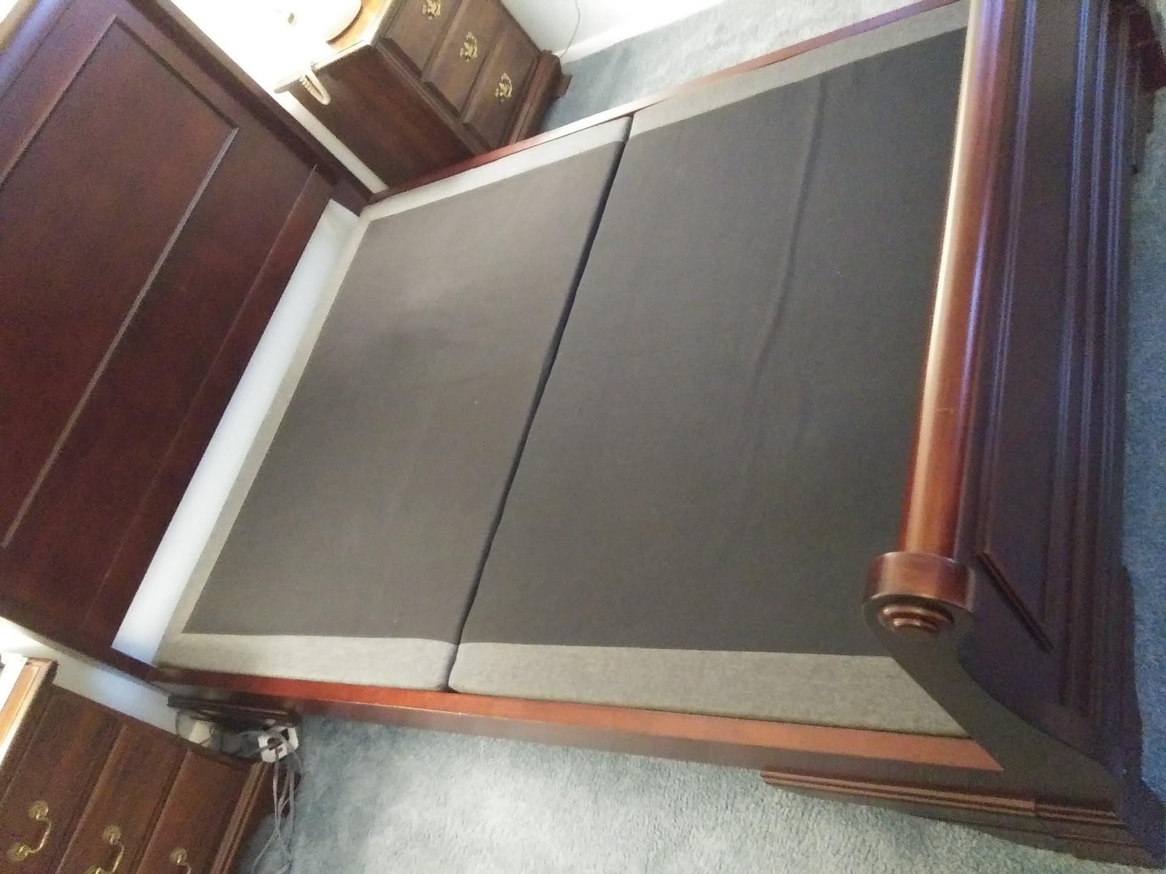 Adjustable Bed Frame Full Size with Massage -Wireless Remote Electric Power Bed Foundation Under-Bed Lighting | Zero Gravity | USB PortsX2 | Height Adjustable Legs customer photo 2