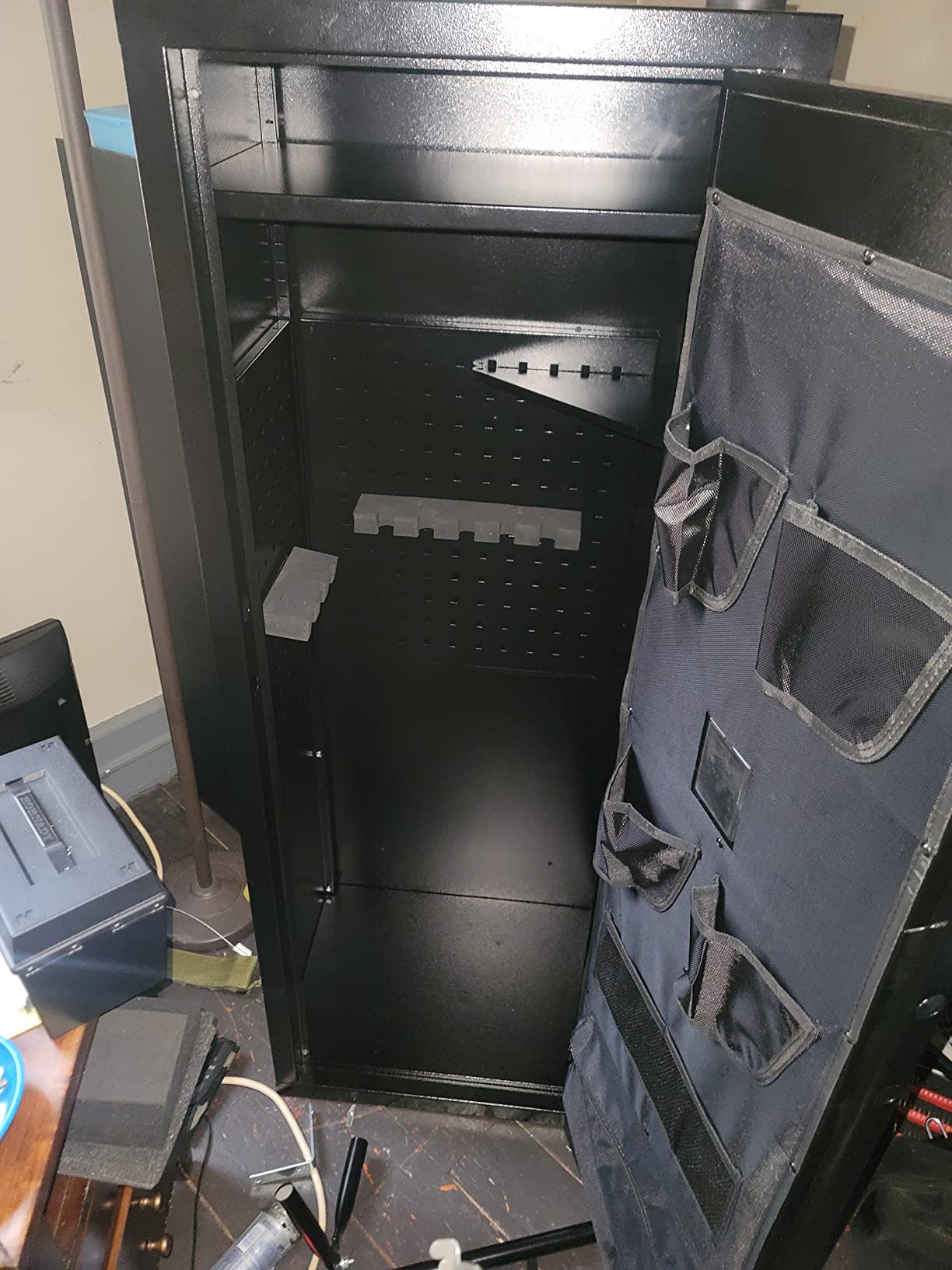 Superday 15-18 Rifle Gun Safe with Keyboard, Quick Access Large Gun Safe for Rifles, Locking Gun Cabinet Rifle Safe with Gun Safes Pockets and Adjustable Rifle Rack for Home, Office(Black) customer photo 2