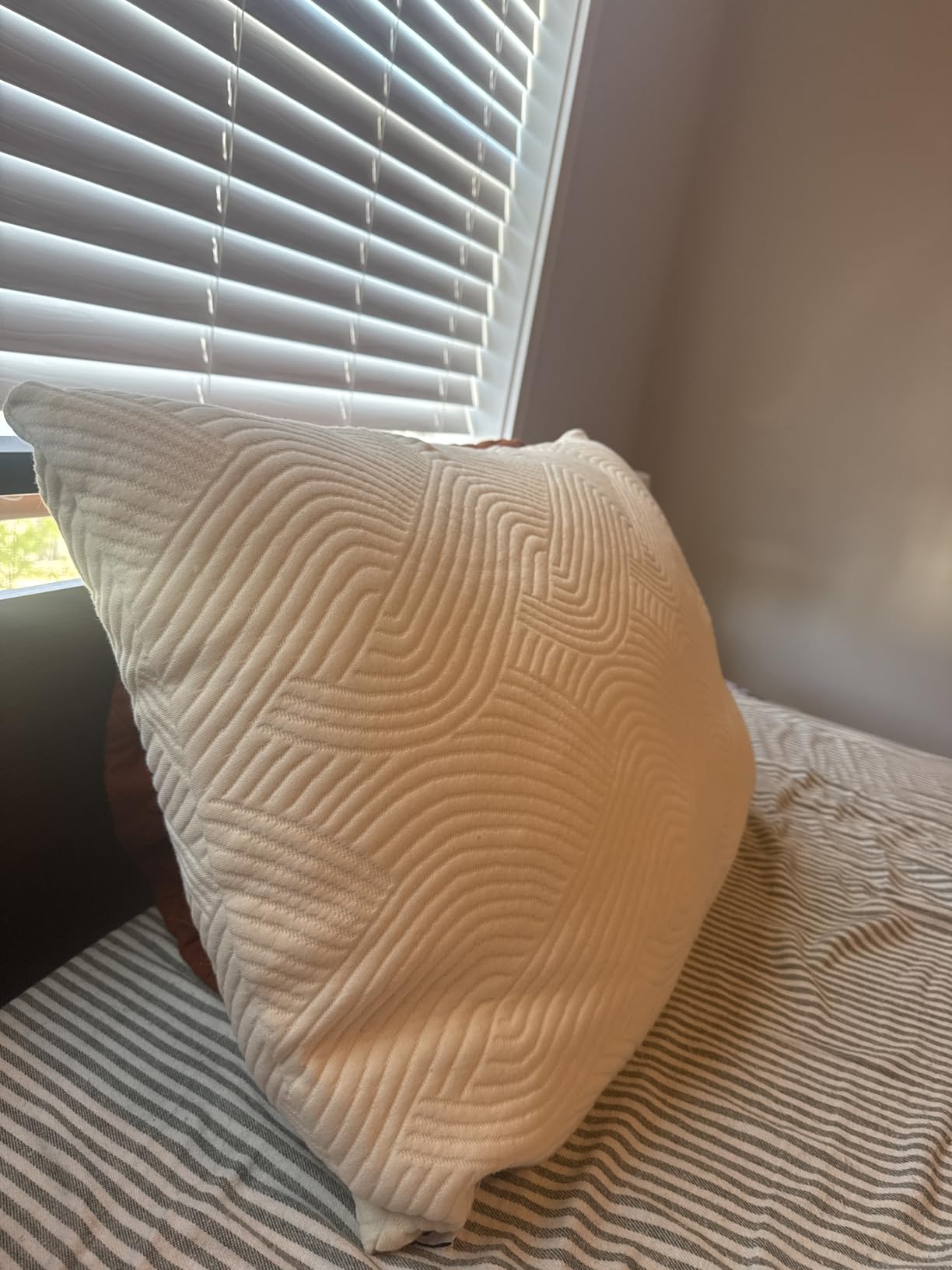 Coop Home Goods Adjustable Latex Pillow King, with Talalay Latex & Microfiber Fill, Best Pillows for Sleeping, Naturally Cooling, Eco-Friendly, Medium Firm Pillow for Back, Stomach or Side Sleepers customer photo 2