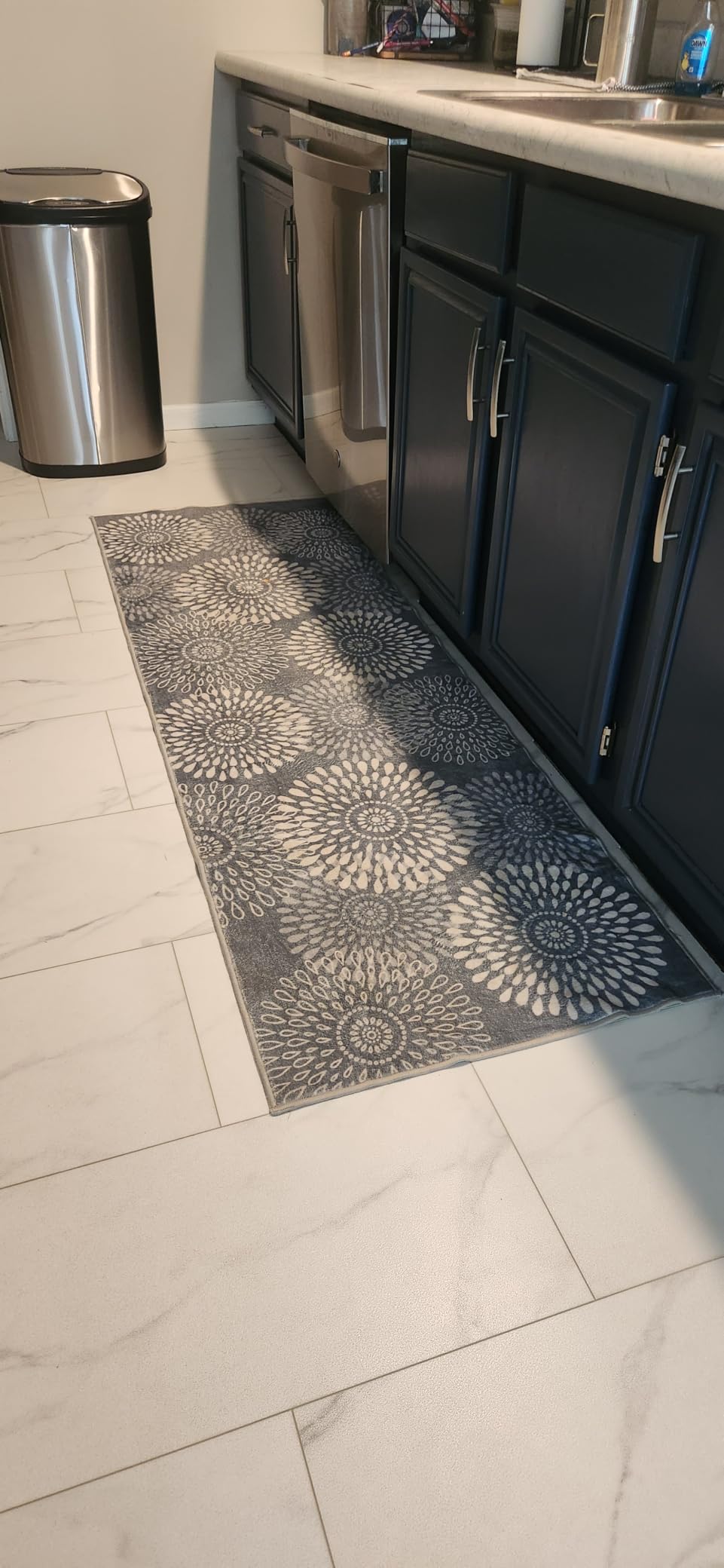 StepRite 2x6 Hallway Runner Rug, Washable Non-Slip Kitchen Rug for Entryway | Soft Surface, Non-Slip TPE Rubber Backing, Machine Washable, Low-Pile Floor Carpet for Kitchen, Laundry, Bedroom, Living Room customer photo 1