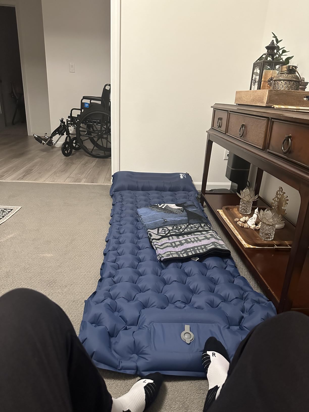 HiiPeak Sleeping Pad for Camping- Ultralight Inflatable Sleeping Mat with Built-in Foot Pump & Pillow, Upgraded Compact Camping Air Mattress for Camping, Backpacking, Hiking customer photo 2