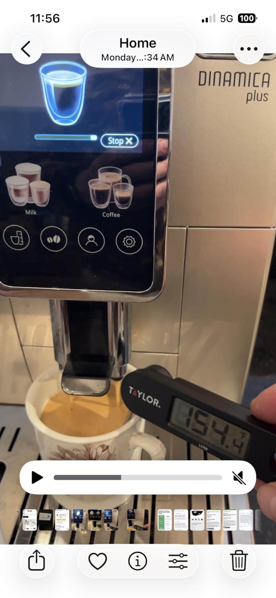 De'Longhi Dinamica Plus Fully Automatic Espresso Machine - Brew Personalized Coffee for up to 4 User Profiles, 24+ Recipes, Built in Grinder & Automatic Milk Steam Wand with 3 Frother Modes customer photo 1