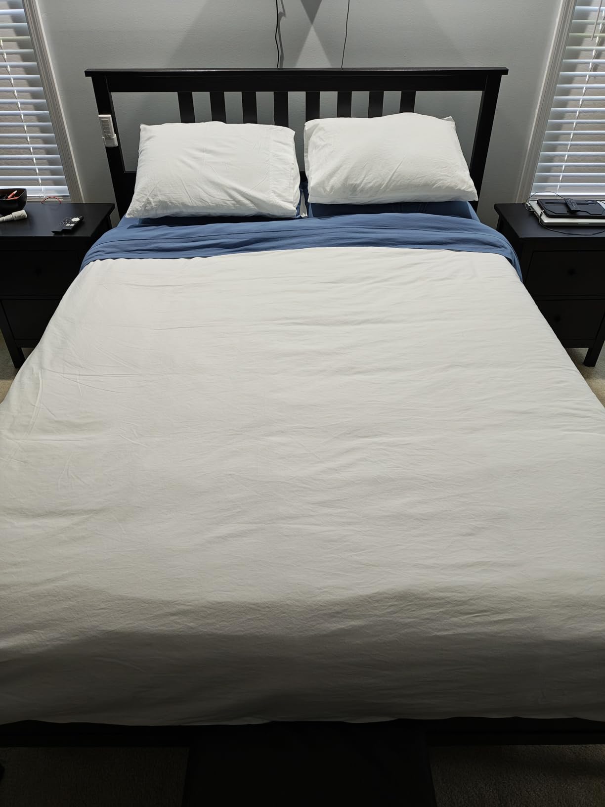 SONORO KATE 100% French Linen Queen Duvet Cover Set,Zipper Closure,3PC | Natural French Flax,Soft Breathable for Hot Sleepers,Moisture Wicking & Durable,4 Corner Ties,Natural Linen customer photo 2