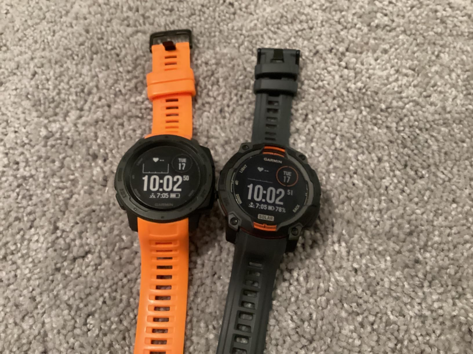 Garmin Instinct® 3 Solar, Rugged GPS Smartwatch, 45mm, Black customer photo 1