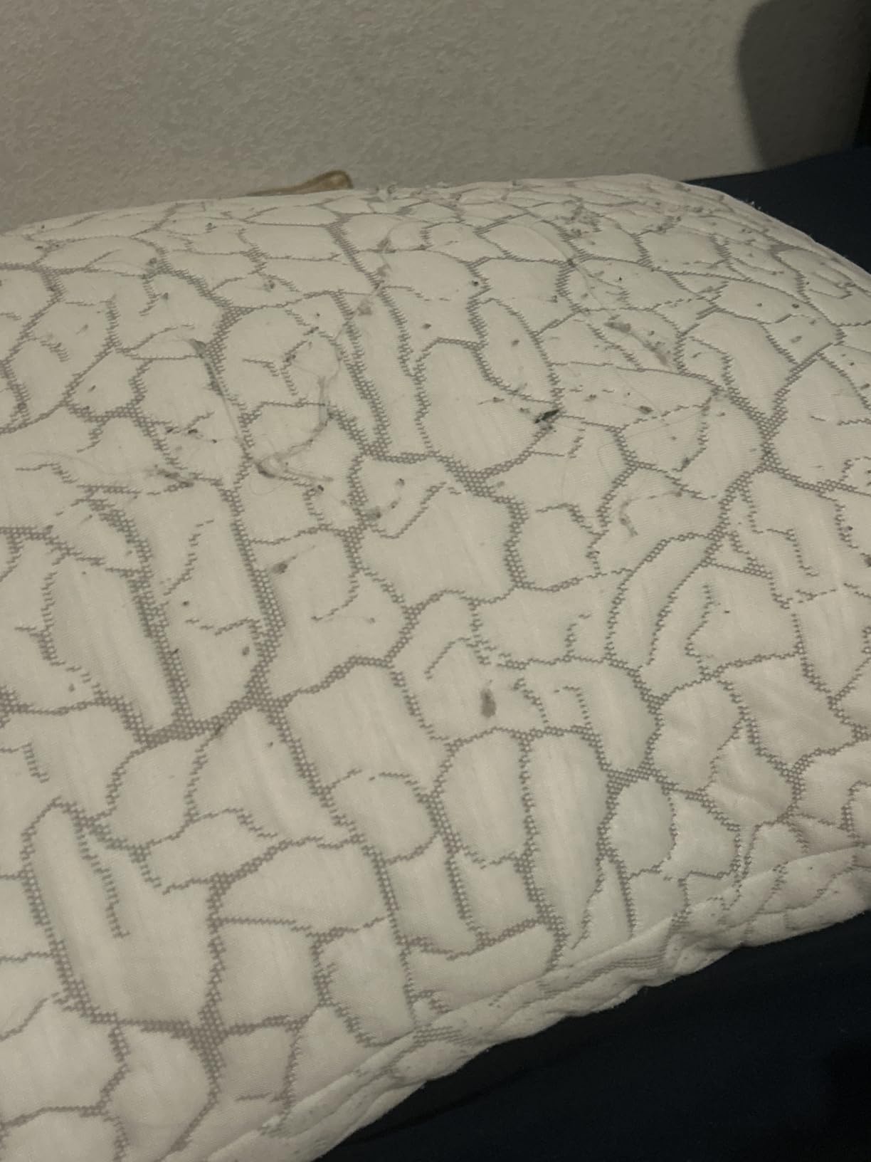 Cooling Pillows Standard Size Set of 2, Memory Foam Bed Pillows | Adjustable Shredded Memory Foam, Twin Pillows for College Dorm Bed, Side Back Stomach Hot Sleeper, Removable Washable Cover customer photo 2