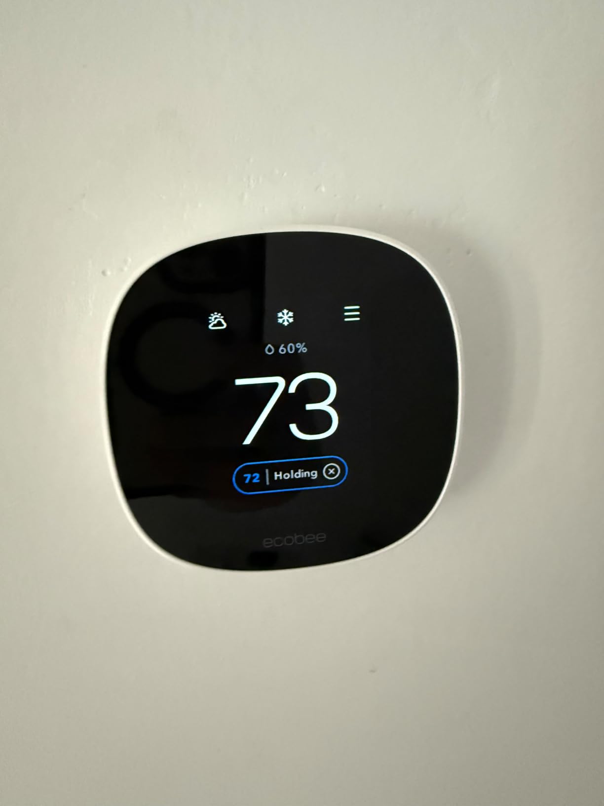 ecobee Smart Thermostat Essential - WiFi Thermostat, Energy Star Certified customer photo 1