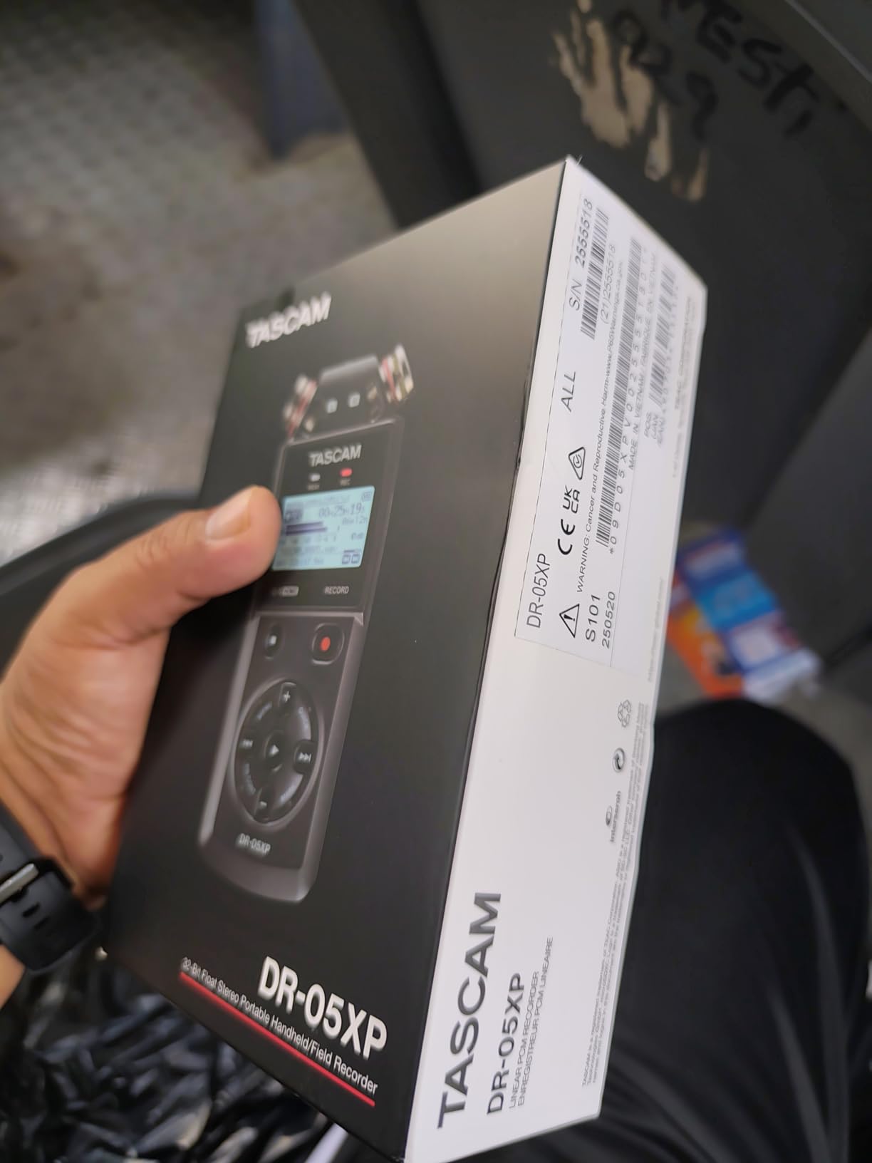 TASCAM DR-05XP 32-Bit Float Portable Handheld Field Recorder and USB-C Audio Interface — Digital Stereo Recording of Music, Sound, Voice, Audio for Video and Podcasting customer photo 1