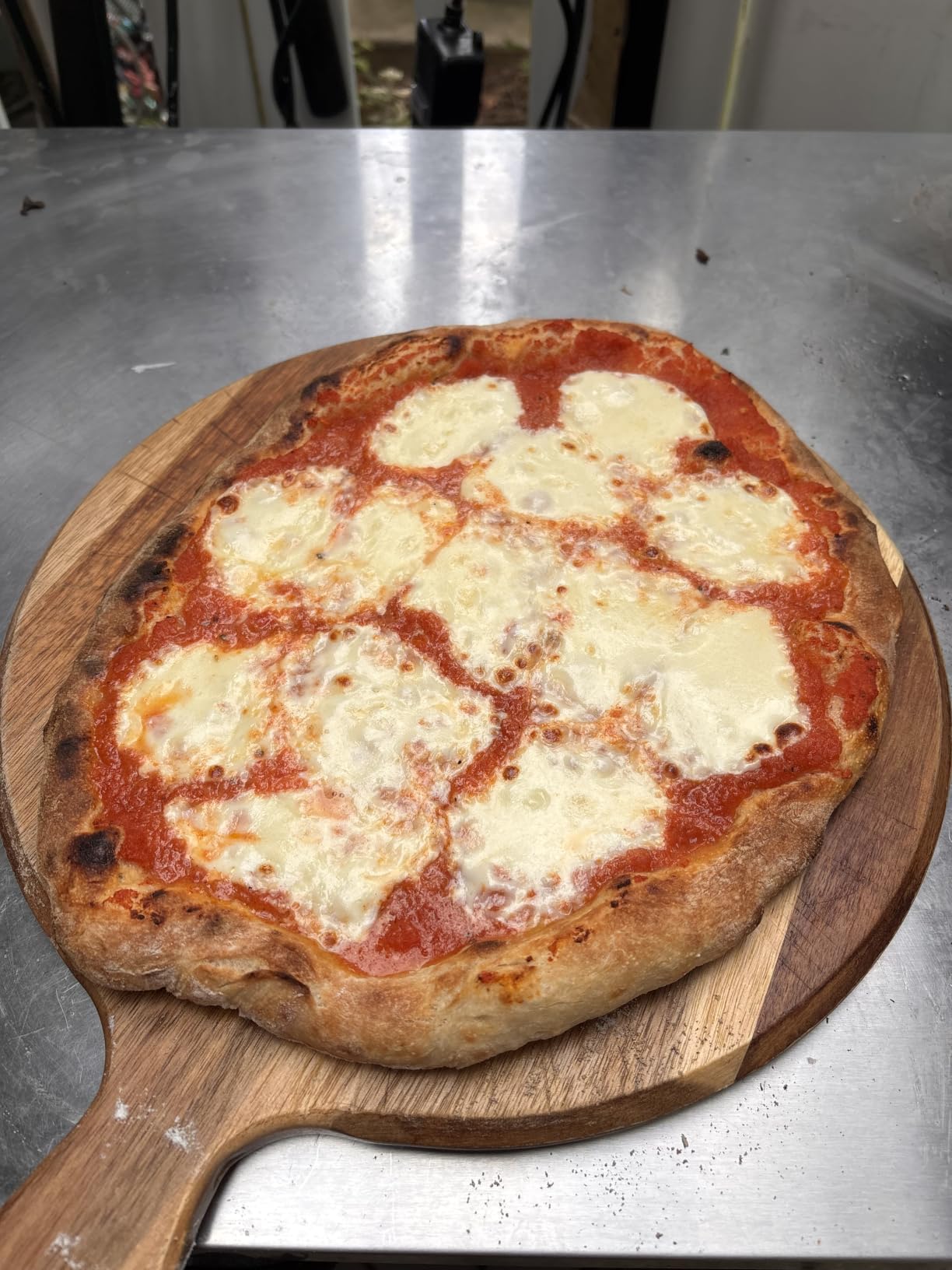 Ninja Artisan Pizza Oven, 12-in Pizza in 3-Min, 700F, 5-in-1, Gray, MO201 | Ninja Artisan Electric Pizza Oven bakes 5 pizza styles and air fries, all in one outdoor appliance. customer photo 1