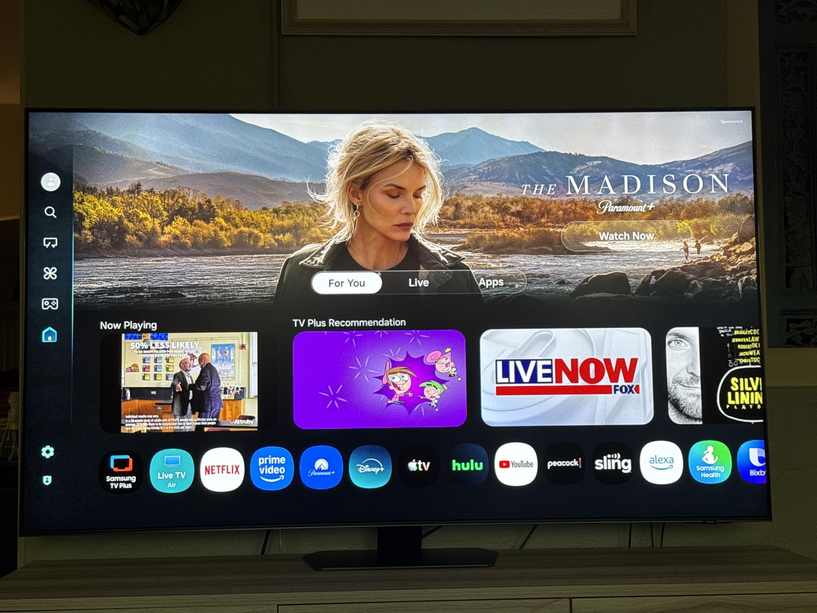 Samsung 55-Inch Class Neo QLED 4K QN90F Series, Vision AI, Mini LED Smart TV (2025 Model, 55QN90F) Neo Quantum HDR+, Object Tracking Sound+ w/Dolby Atmos, Glare Free, Gaming Hub, Alexa Built-in customer photo 1