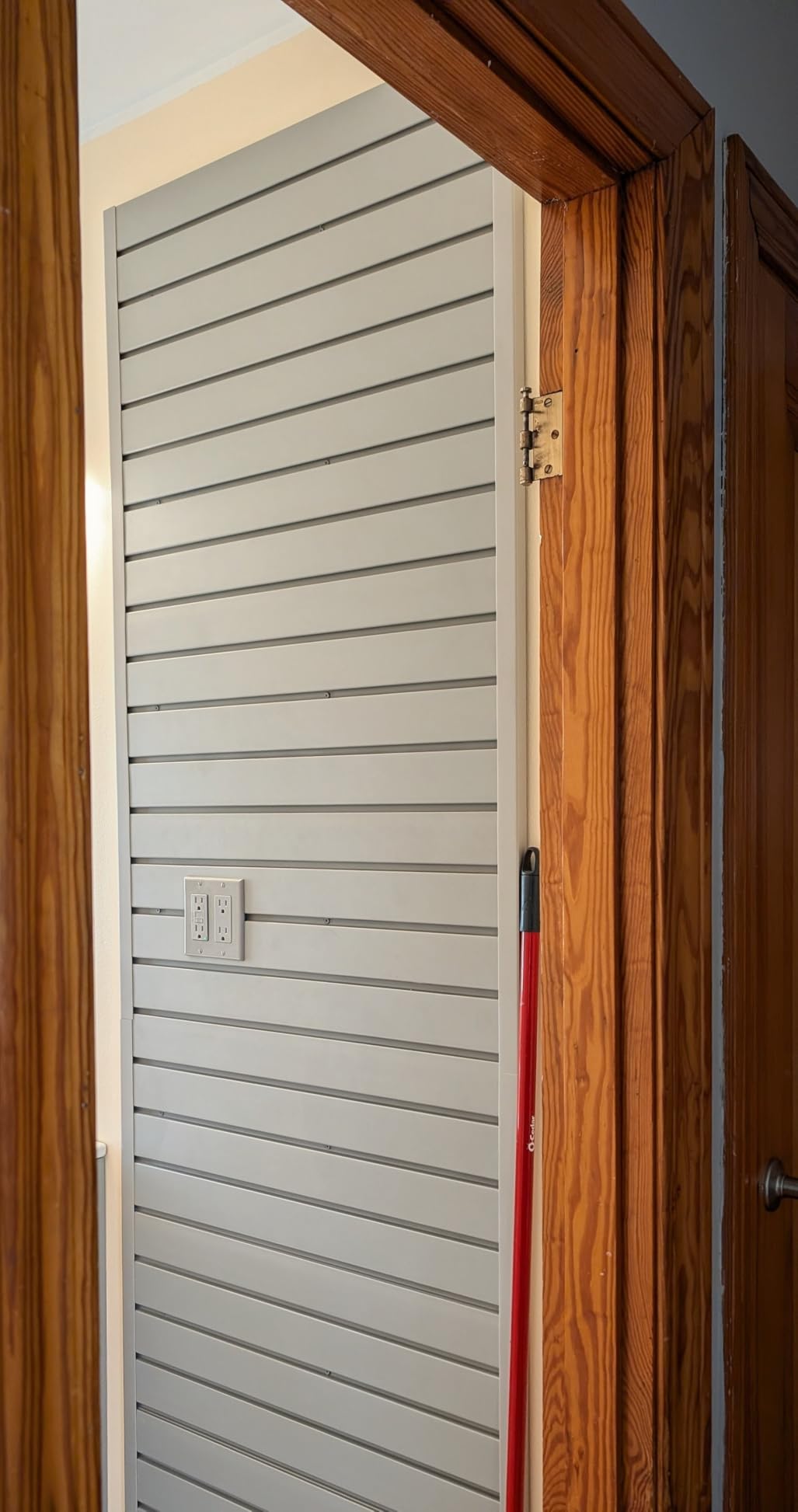 VEVOR Slat Wall Paneling, 8 x 4 ft, PVC Garage Slatwall without Accessories, Black Slat Wall Easy-to-Install Adjustable Slatwall Panel with Coupling Structure & DIY Cutting, Fits for Storage & Display customer photo 2
