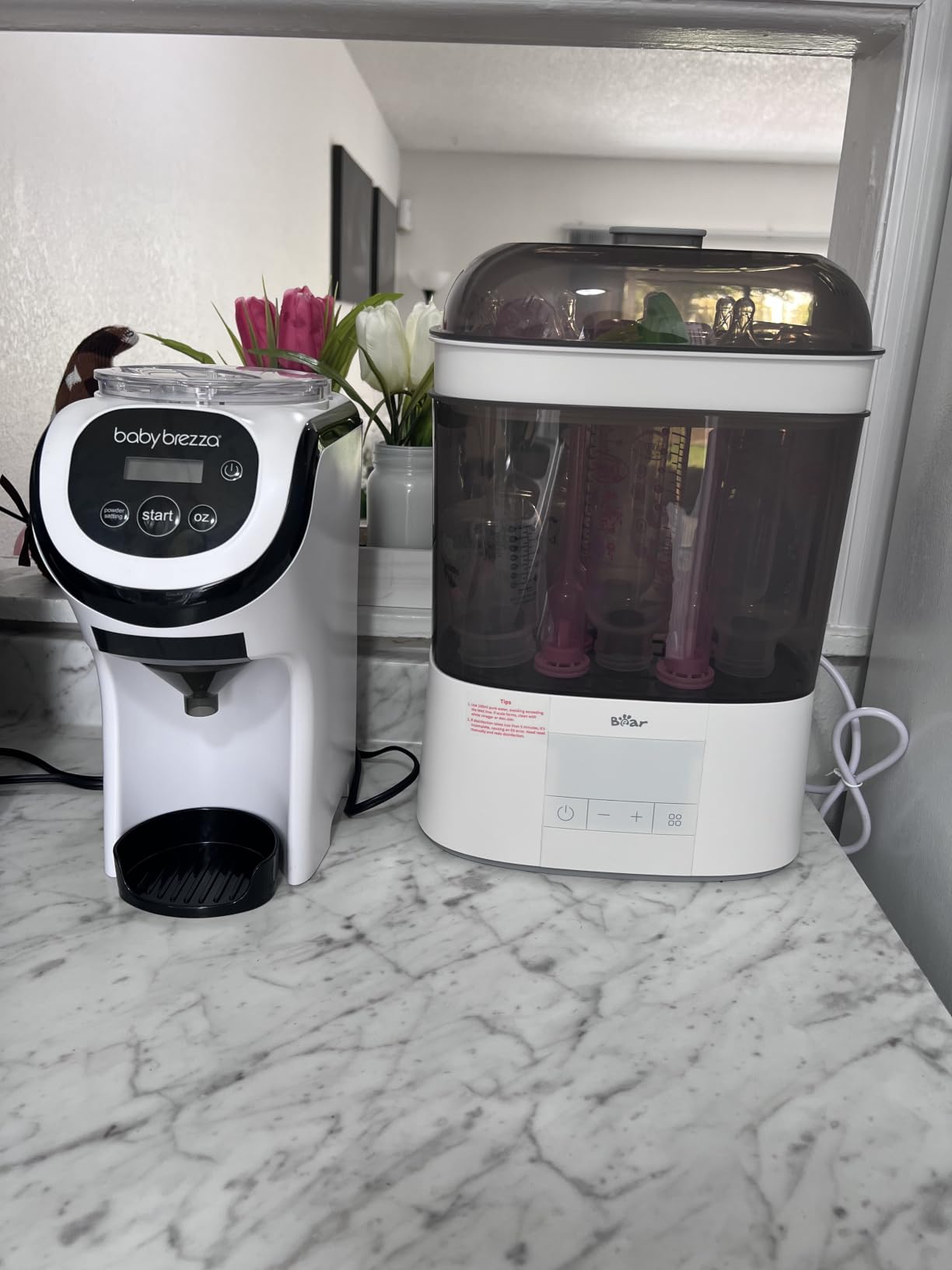 Bear Bottle Sterilizer and Dryer, 2-Layer Electric Steam Sanitizer customer photo 2