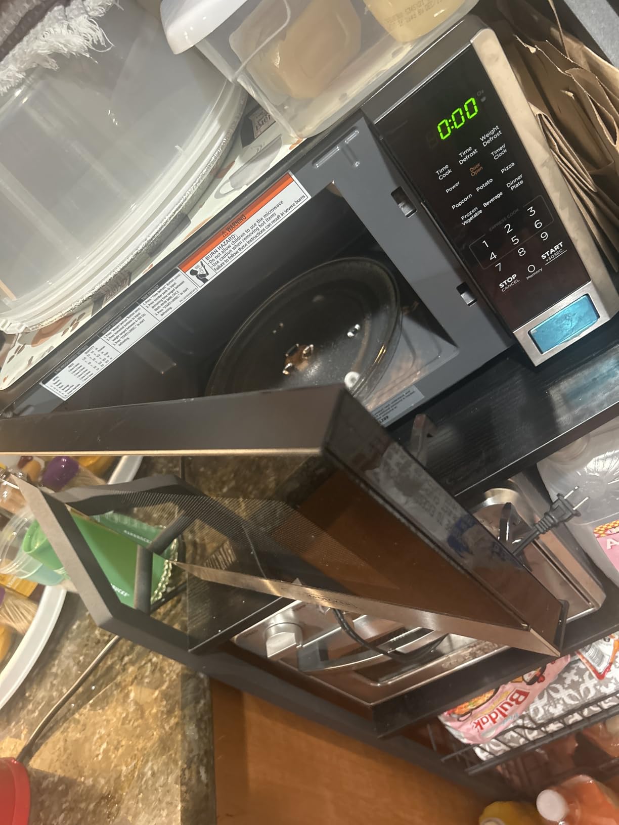 BLACK+DECKER Over the Range Microwave Oven, 1.7 Cu.Ft, 1000W, Black customer photo 2