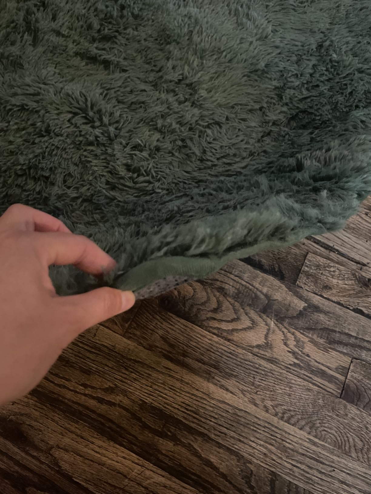 6x9 Ft Large Shag Rugs for Living Room Decor, Tie-Dyed Ultra Soft Fluffy Furry Area Rugs for Bedroom Indoor Floor, Aesthetic Carpet for Kids Home (Dark Grey) customer photo 1