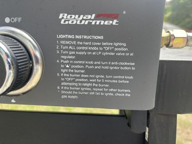 Royal Gourmet PD4001 4 Burner Propane Gas Griddle, Removable Standing Cart customer photo 2