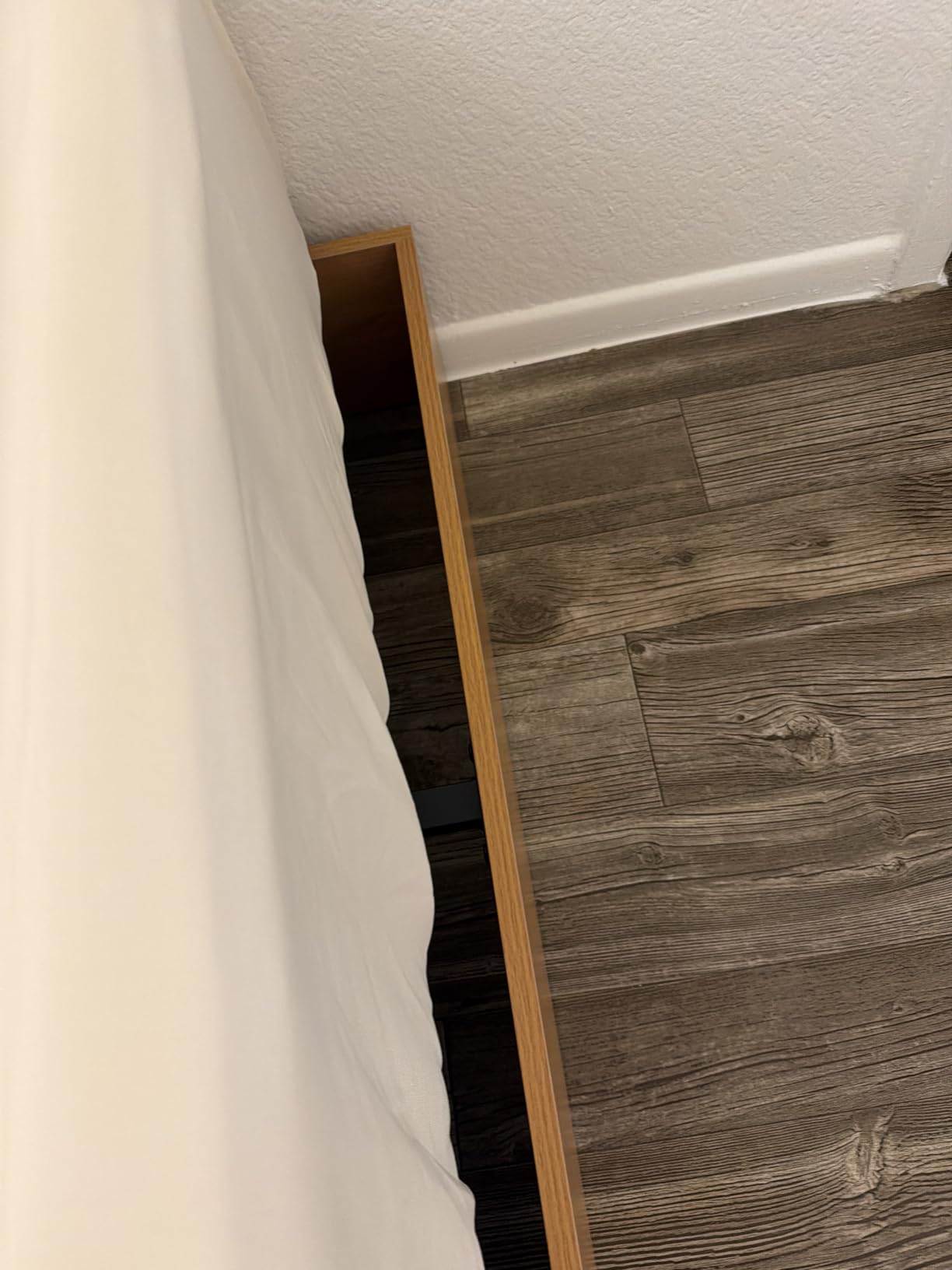GarveeHome Wood Platform Bed Frame, King Bed Frame Without Headboard | Floor Bed Frame, Low Profile Design, Wood Slat Support, No Box Spring Needed, Easy Assembly customer photo 2