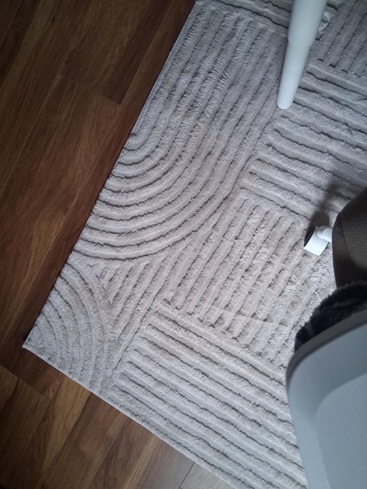 Pauwer 5x7 Area Rugs for Living Room, Modern Non Slip Washable Rug, Beige | Arch Pattern, Soft Fluffy, Neutral, Boho Accent, Solid Color Floor Carpet for Kids Room Dining Room Nursery Entryway customer photo 1