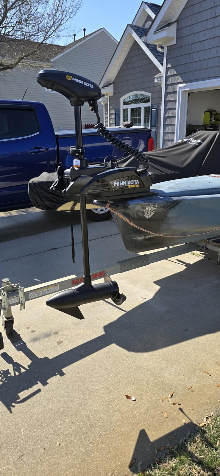 Minn Kota Kayak Terrova Bow-Mount Electric Trolling Motor with GPS – 55 Lb. Thrust, 36 in. Shaft, Freshwater customer photo 2
