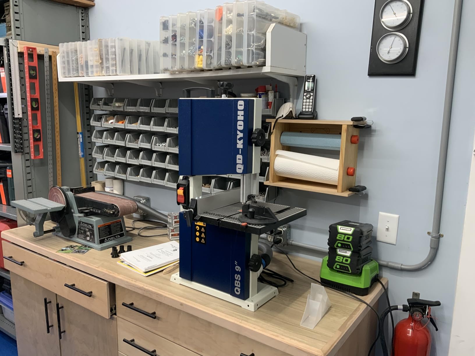 Band Saw, 14 Inch Bandsaw for Woodworking, 1445 & 2950 FPM Dual-Speed Bandsaw, 2 HP,120 V 14-Amp Motor, Band Saws with Solid Cast Iron Table, Iron Bandsaws with Overload Protection customer photo 2