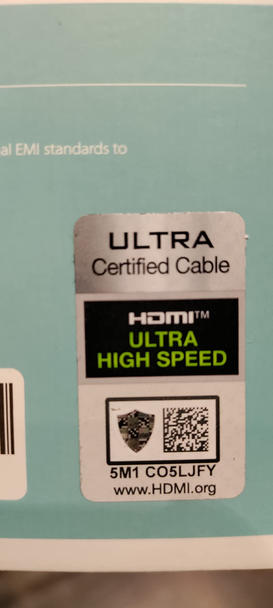 Stouchi 8K HDMI 2.1 Cable 8ft (2-Pack) 48Gbps 4K@120Hz customer photo 1