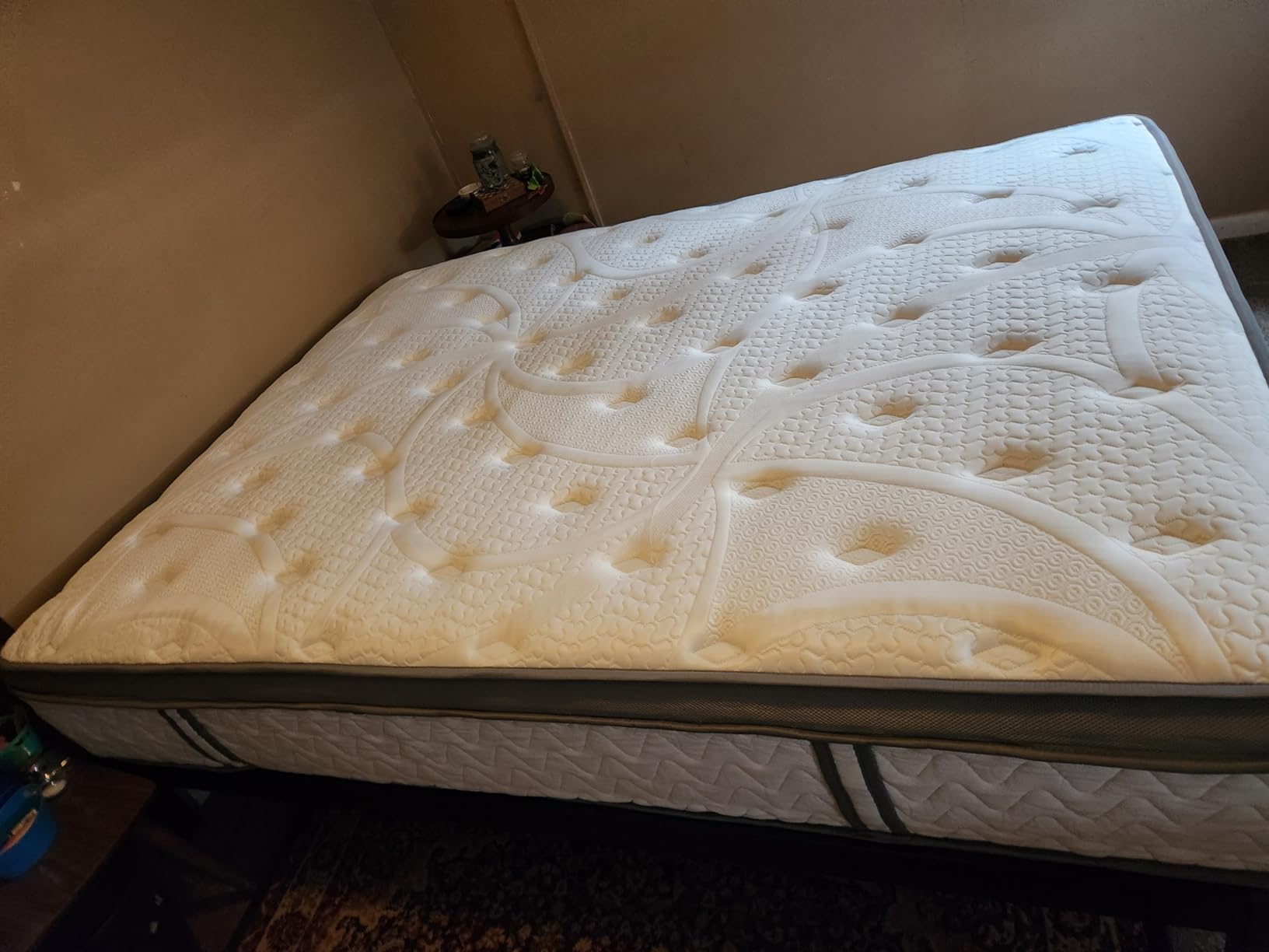 SLEEP100 Deep Sleep 5-Zone Firm Mattress with Extra Lumbar & Shoulder Support - Fiberglass Free - 365 Night Trial - No Odor (14 Inch, King, Firm-New Version) customer photo 1