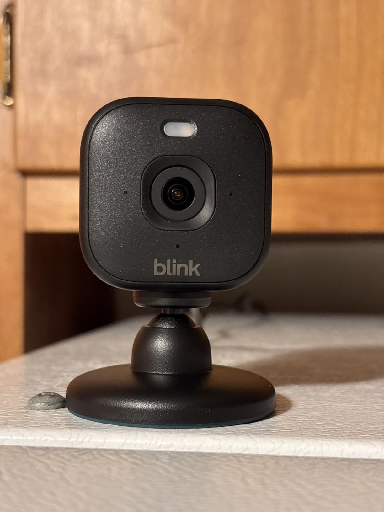 Blink Mini 2K+ (newest model) – Plug-in Home & Pet Indoor Security Camera with 2K video resolution, night vision, enhanced audio, motion detection – 2 cameras (White) customer photo 1