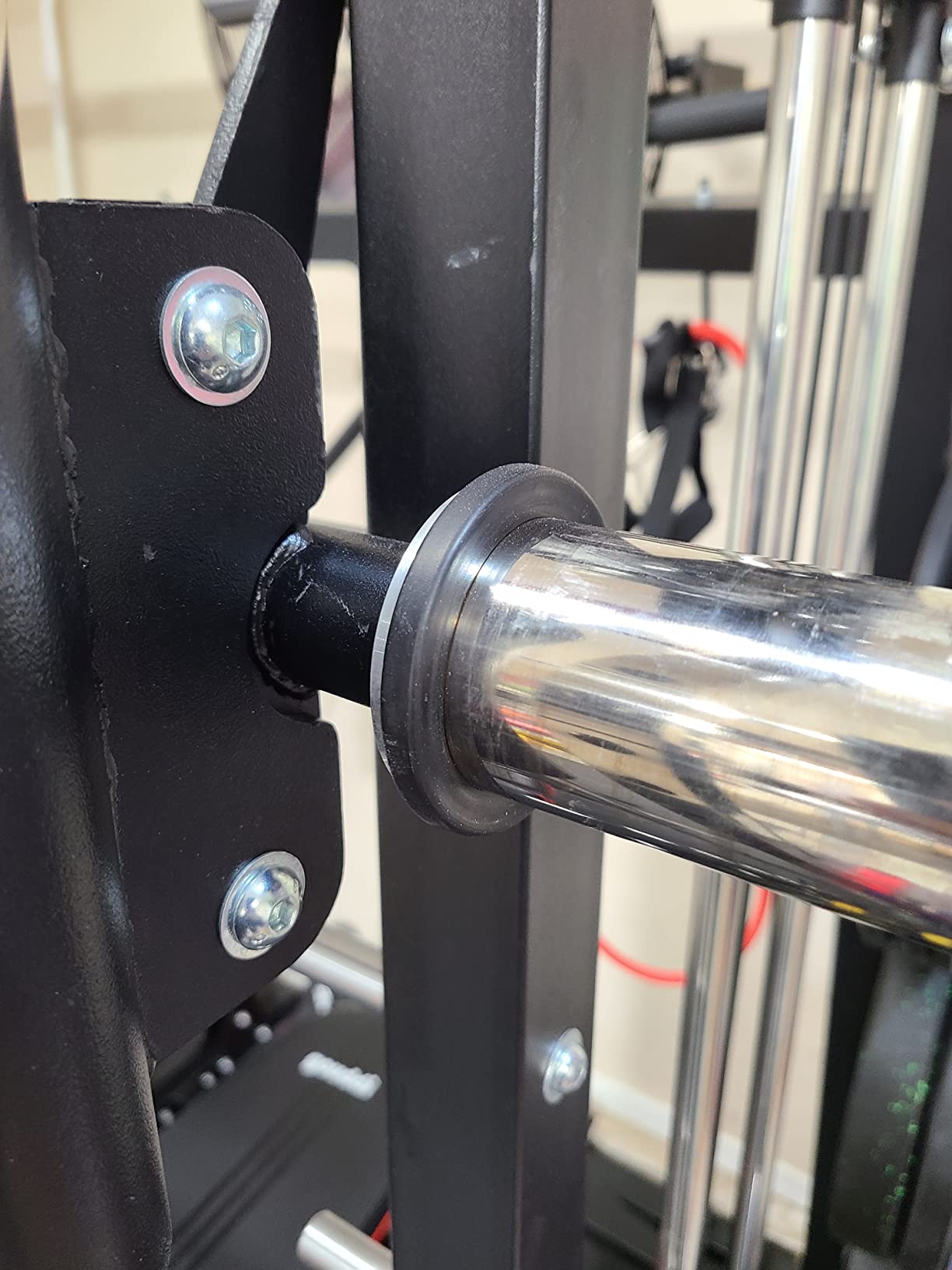 Mikolo M4 2.0 Smith Machine, 2200lbs Squat Rack with LAT-Pull Down System & Cable Crossover Machine, Training Equipment with Leg Hold-Down Attachment customer photo 1