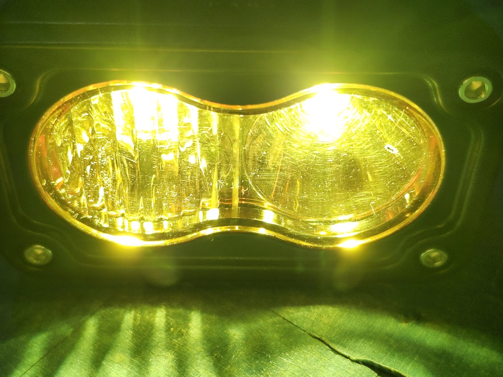 3 Inch 40W Yellow CREE LED Pods with Wiring Harness and Black Covers - High Intensity CREE LEDs, Spot Flood Combo Offroad Driving Lights Ditch Lights for Trucks Motorcycle SUV UTV ATV Dirt Bike customer photo 1