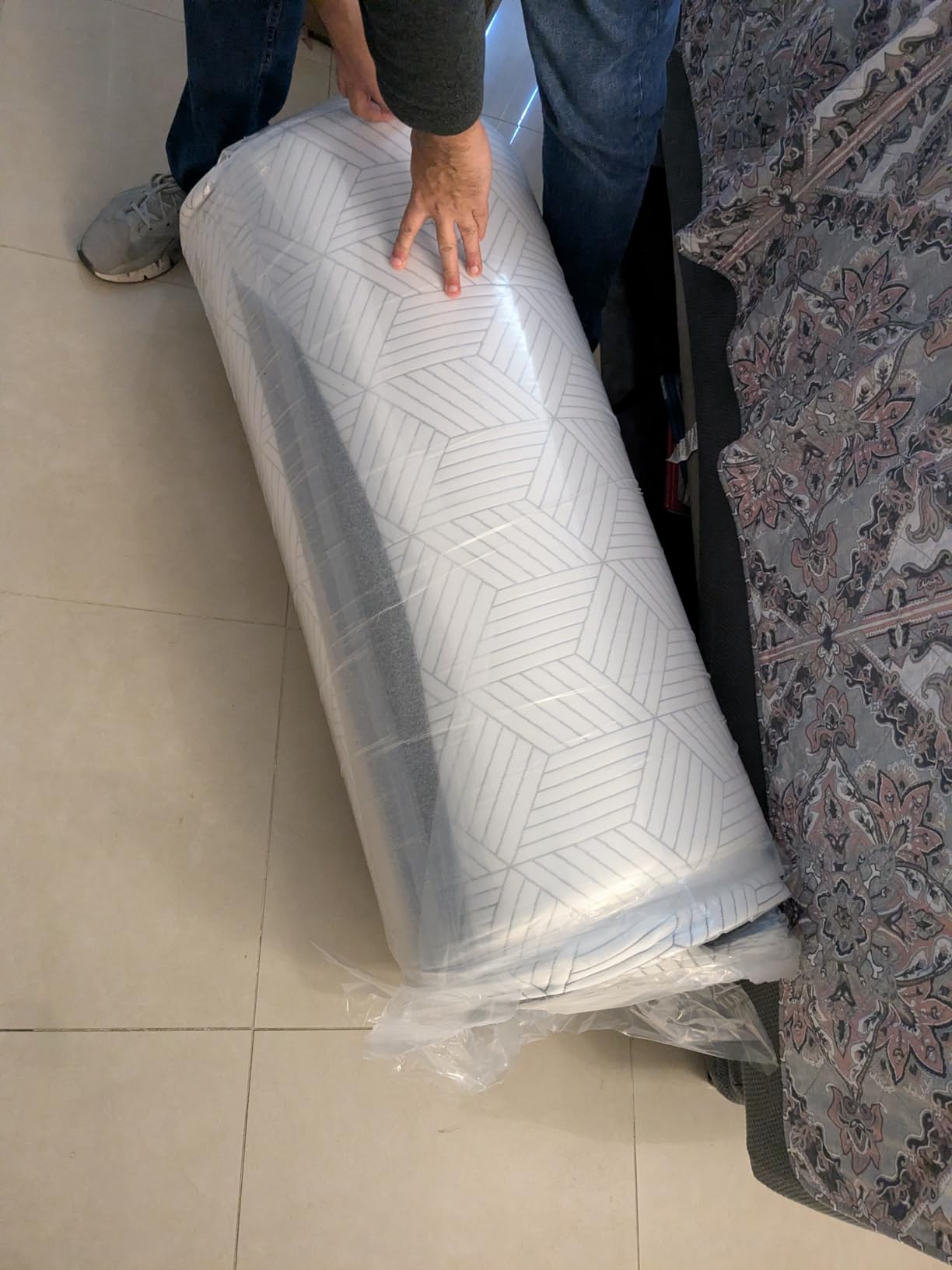 FATHOM Firm King Mattress 12 Inch Memory Foam Mattress King Size Bed in a Box for Back Pain Relief and Cool Sleep with Gel Foam and Removeable Fiberglass Free Cover, CertiPUR-US Certified customer photo 1