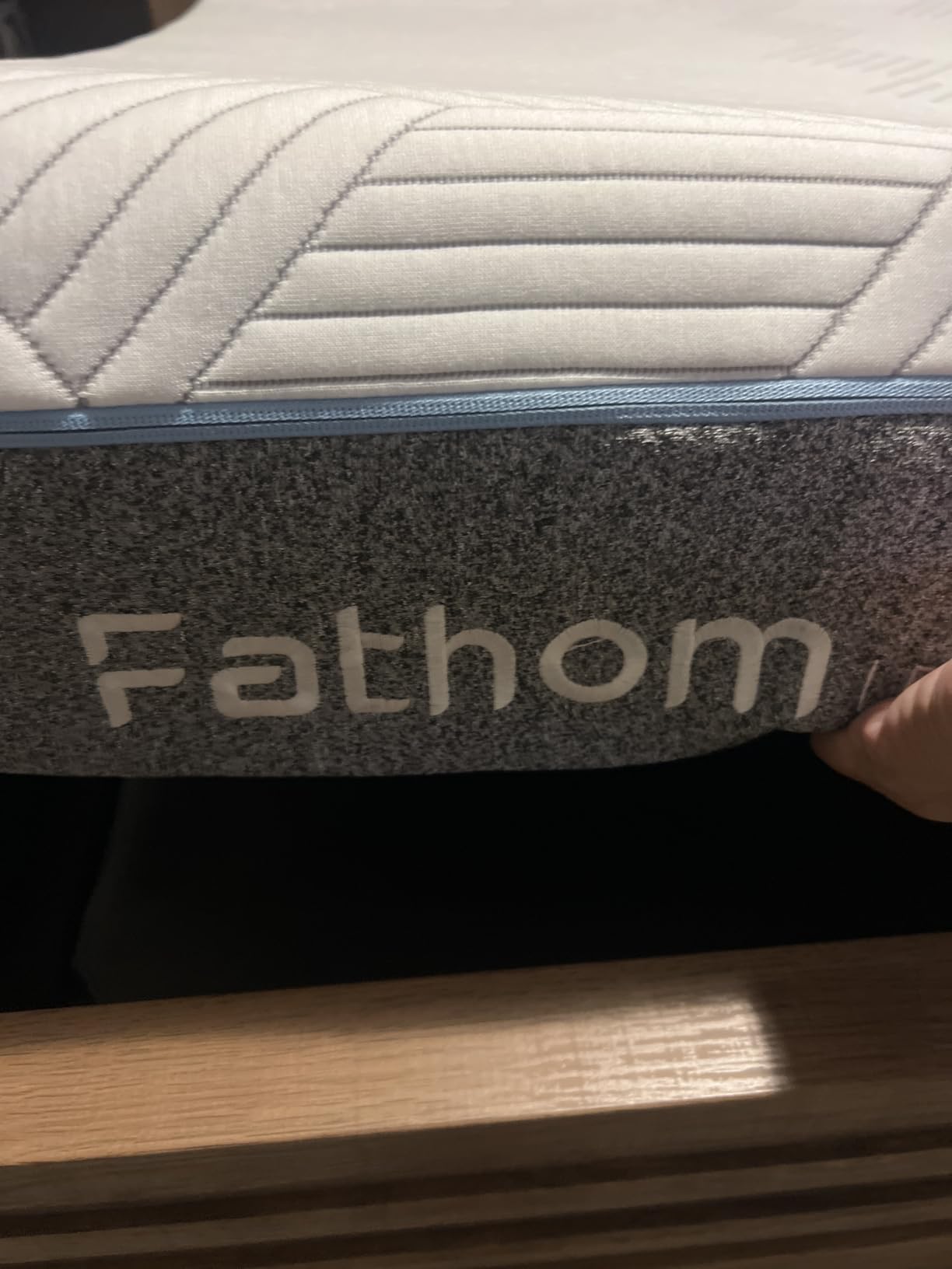 FATHOM Firm King Mattress 12 Inch Memory Foam Mattress King Size Bed in a Box for Back Pain Relief and Cool Sleep with Gel Foam and Removeable Fiberglass Free Cover, CertiPUR-US Certified customer photo 2