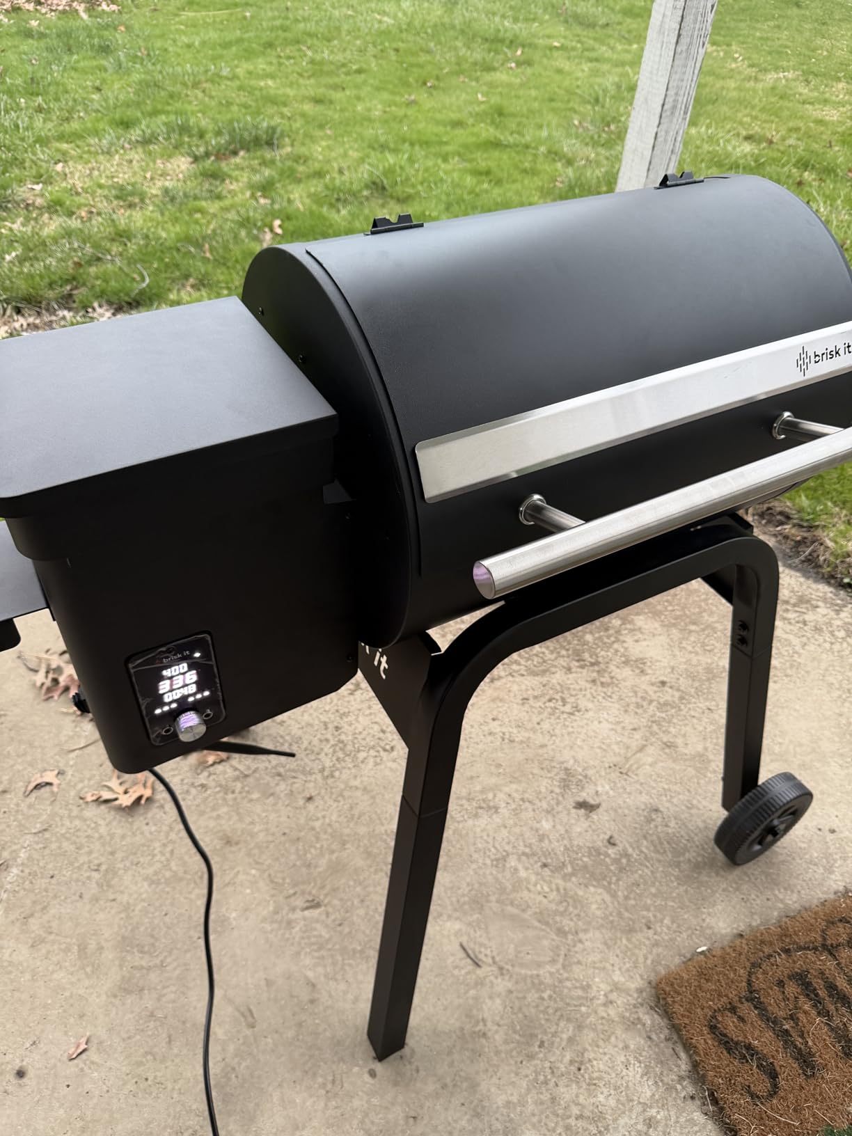 Brisk It Zelos-450 Wood Pellet Grill & Smoker, 450 Sq In, WiFi and A.I. customer photo 1