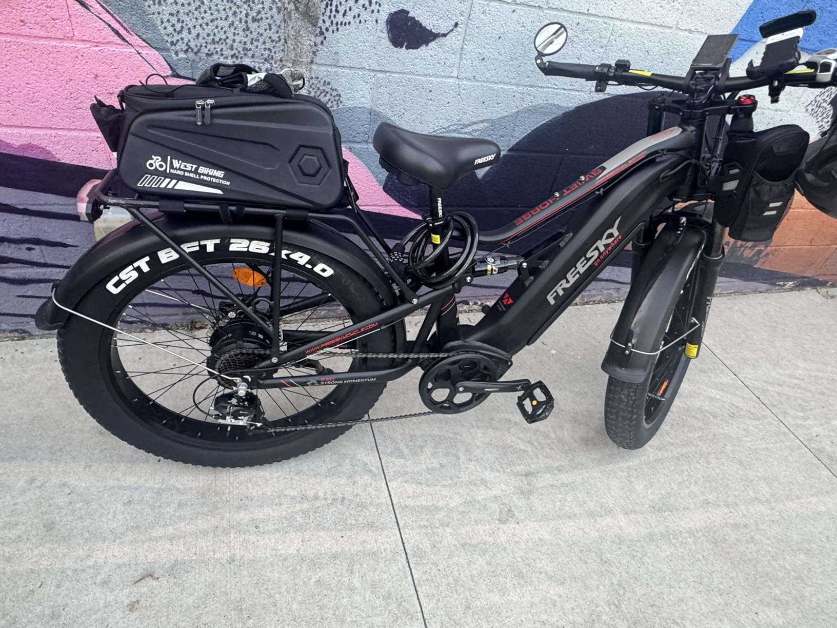 FREESKY Electric Bike for Adults, 4000W BAFANG Motor, 48V 35Ah LG Battery customer photo 2