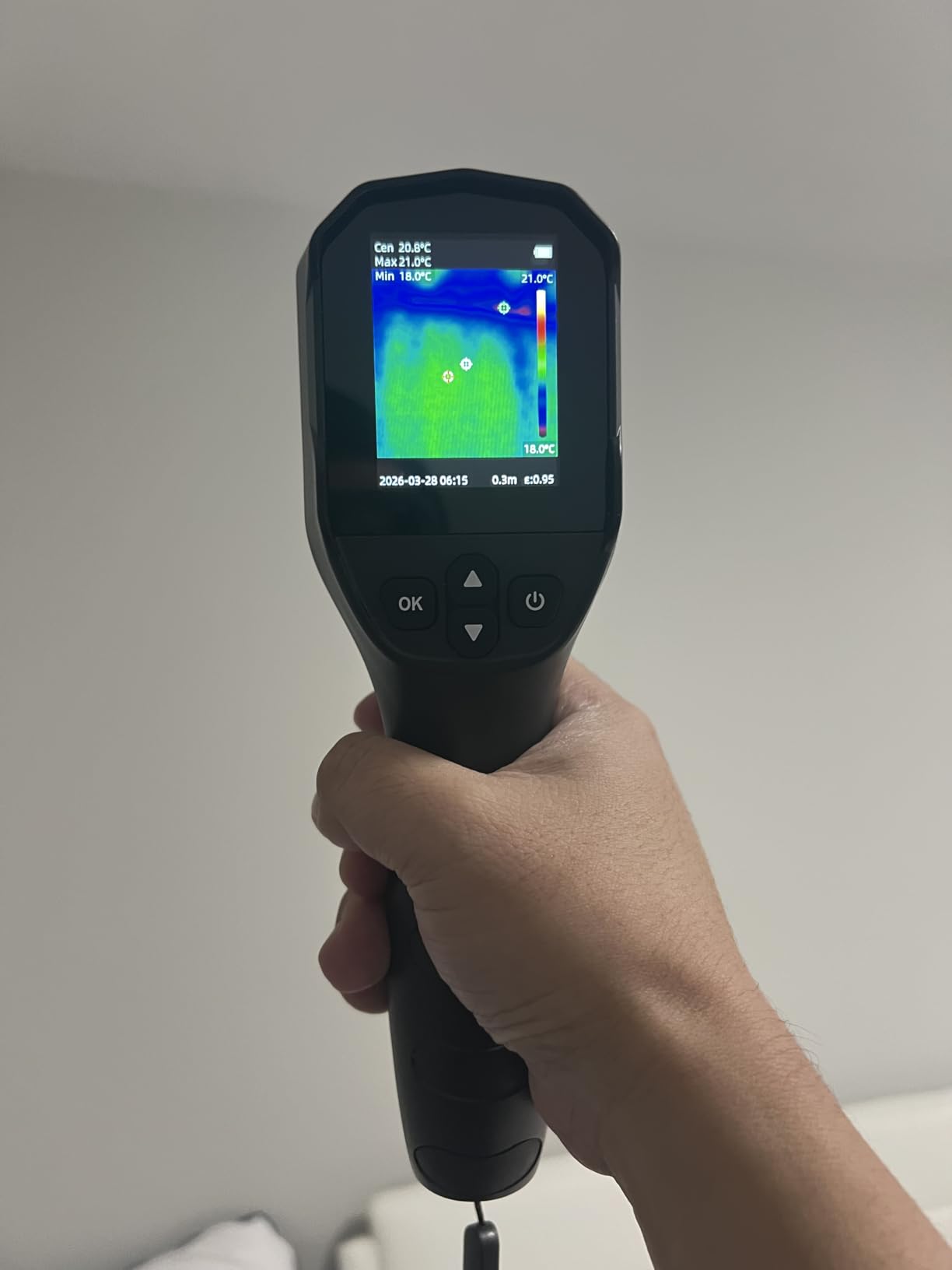 Thermal Camera, 240 x 240 TISR Resolution for Home Inspection customer photo 2