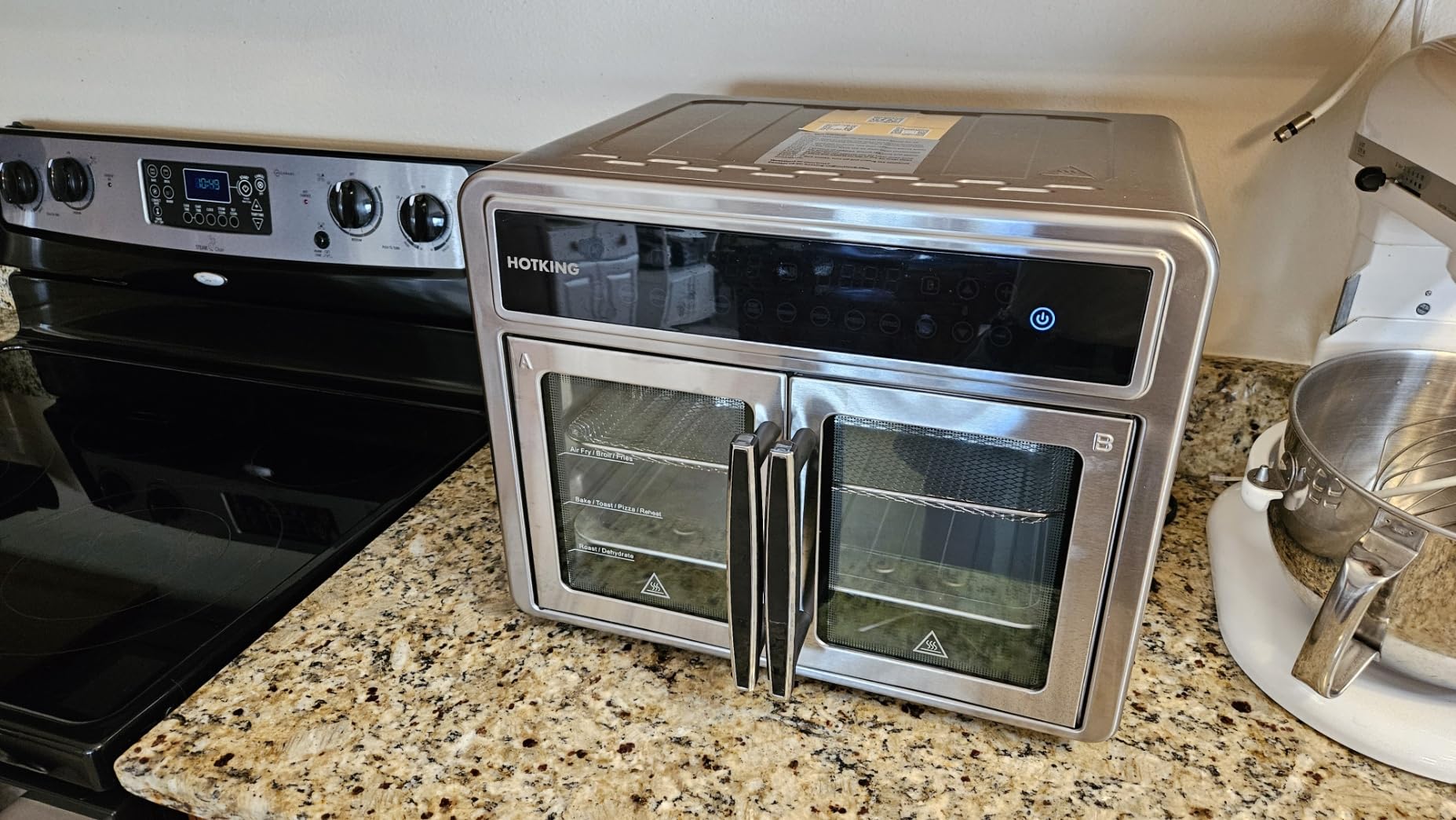 HotKing Dual-Zone Air Fryer Toaster Oven Combo, 28 QT XL Convection Oven customer photo 1