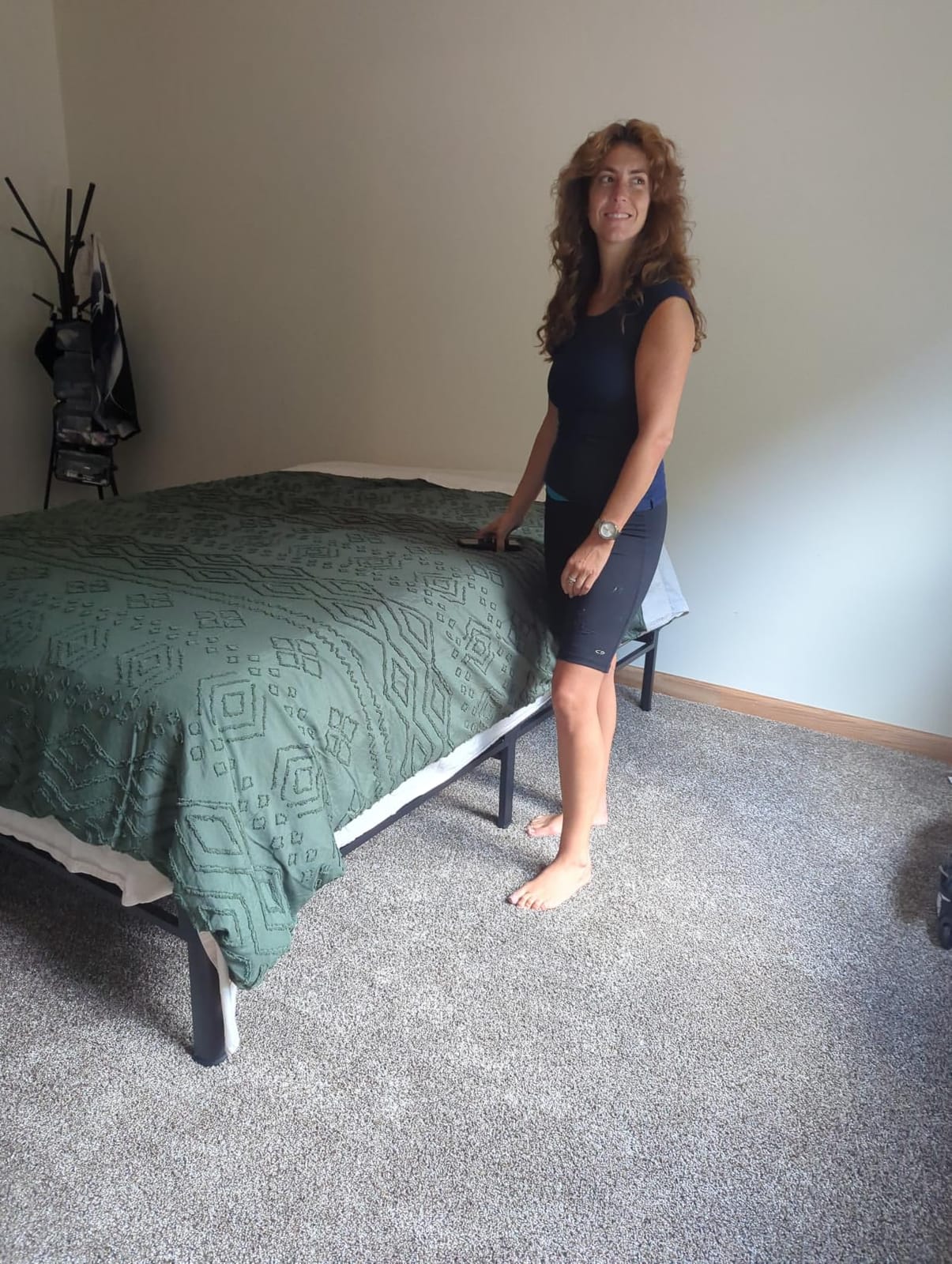 NKZ Queen Size Metal Platform Bed Frame, 24 Inch Dual-Layer Heavy Duty Base | 2-in-1 Base, 4000LBS Load Capacity, Noise-Free, Round Corner Legs, 4 Mattress Stoppers, Easy Assembly, No Box Spring need customer photo 2