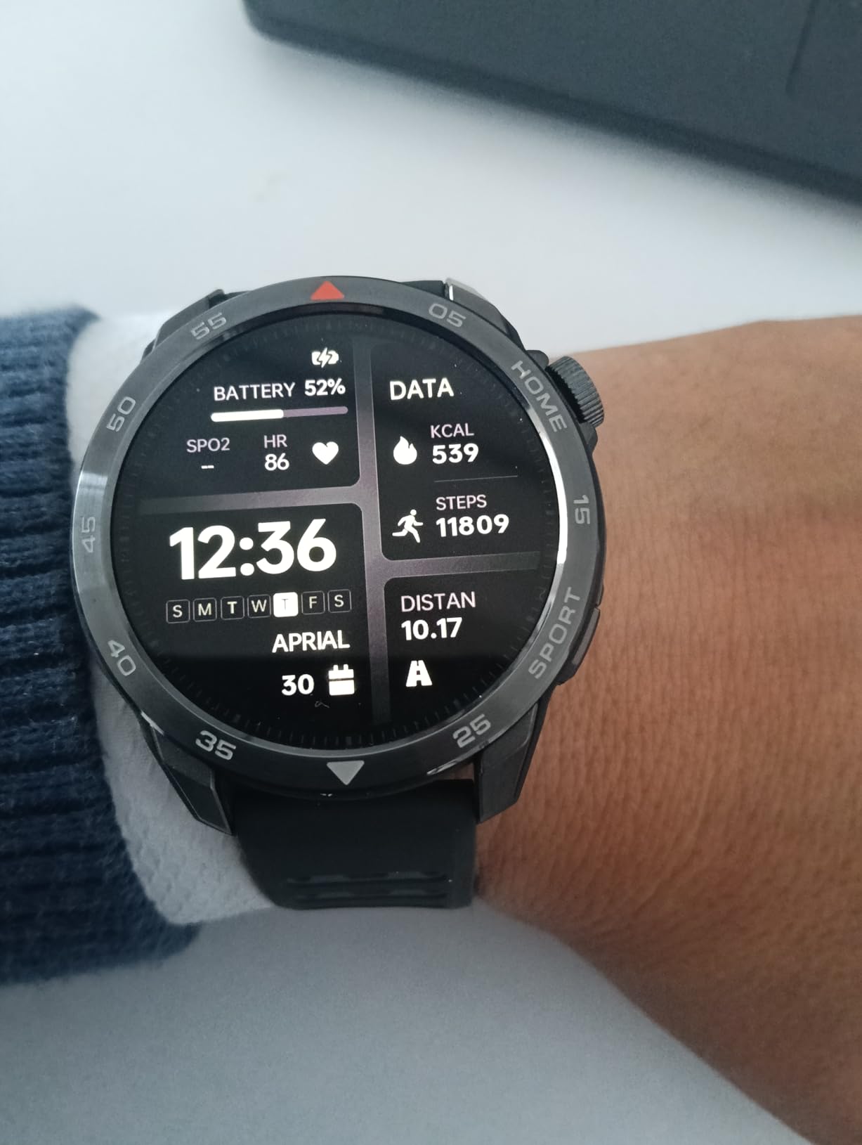 mibro GS Pro2 GPS Running Smartwatch with Dual Band GPS, 48mm, Dark Gray customer photo 1